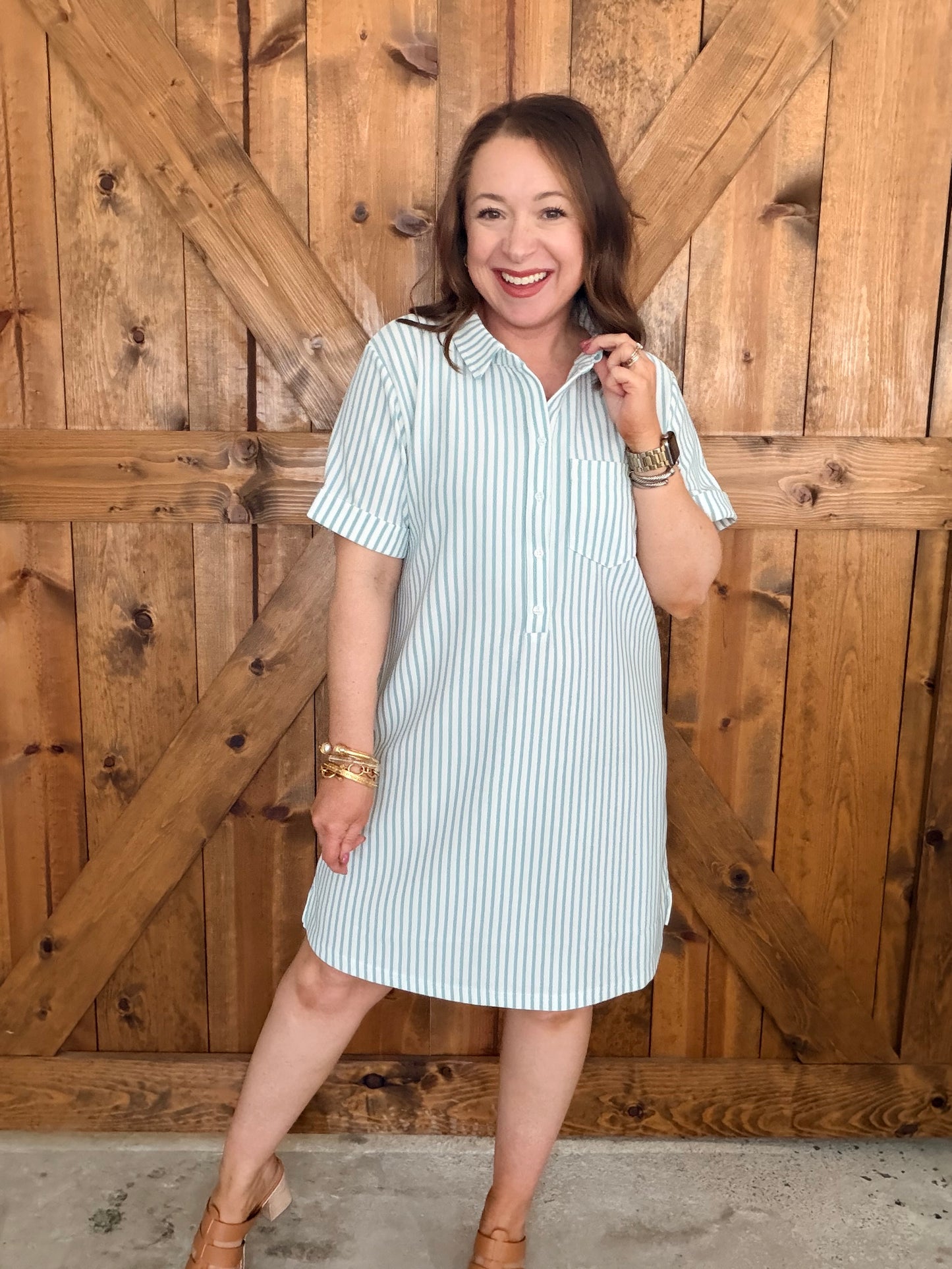 Fairway Dress - Seafoam