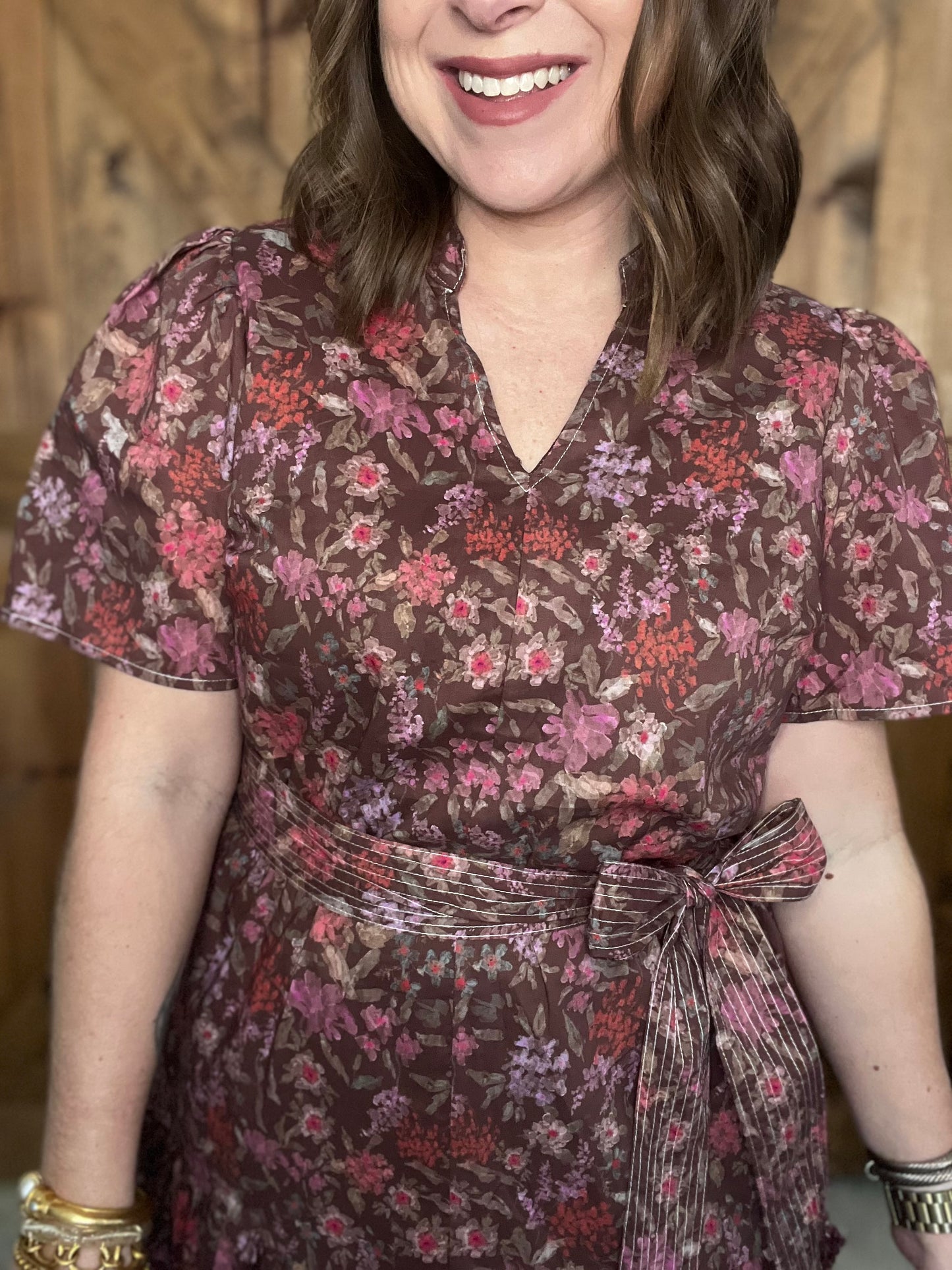 Lotta Love Dress - Brown