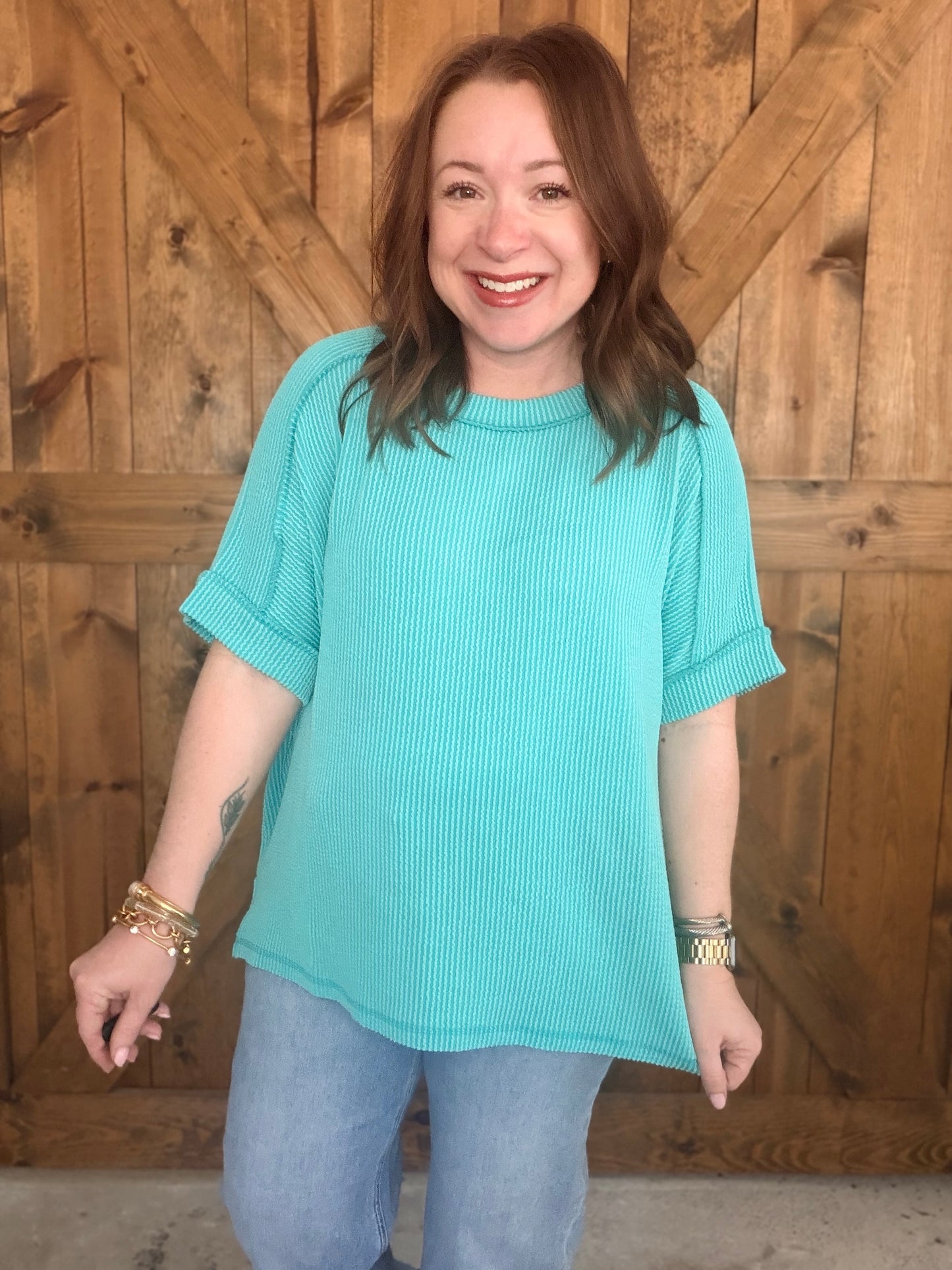 Must Have Basic Top - Turquoise