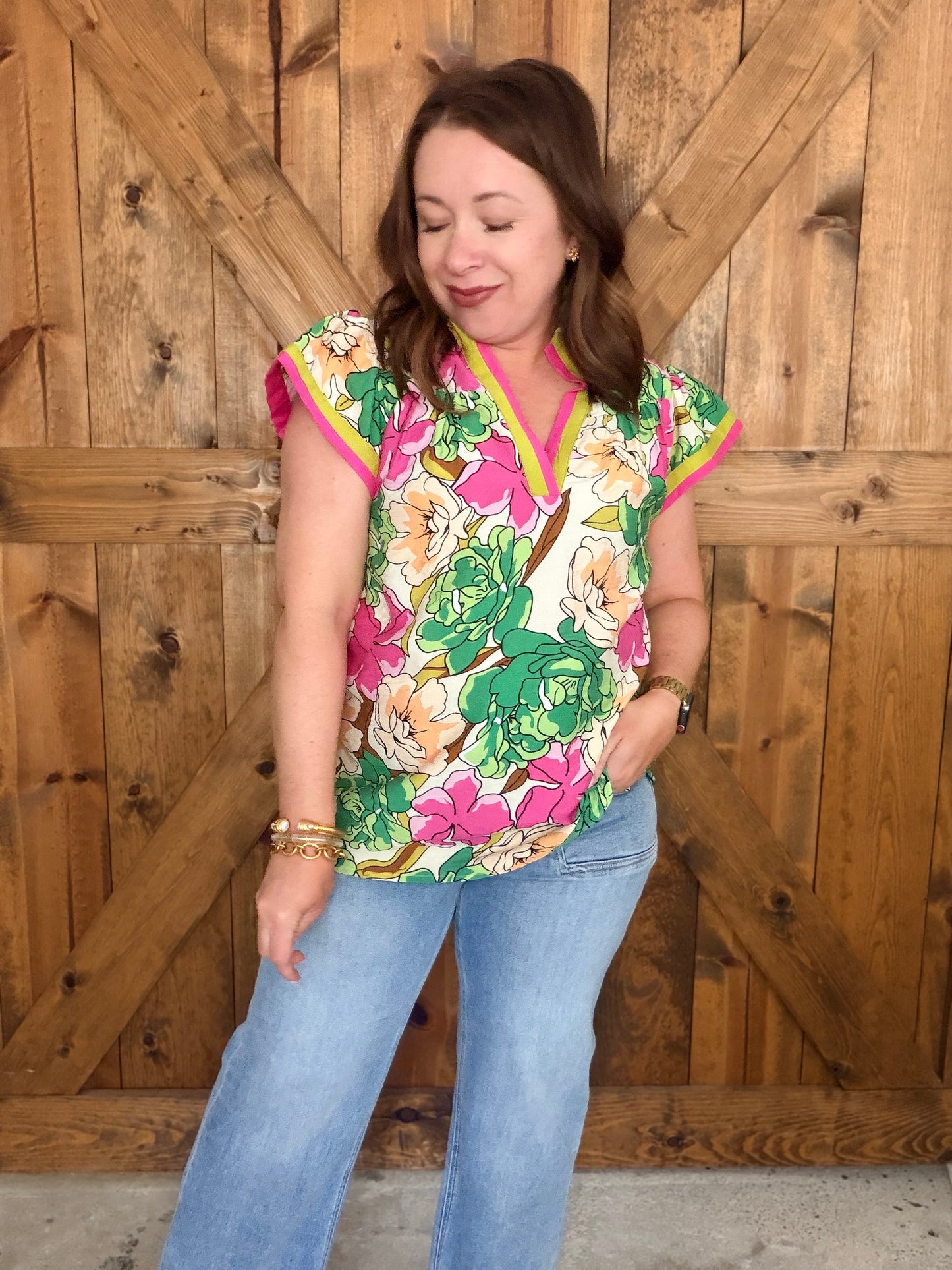 Palm Pop Top