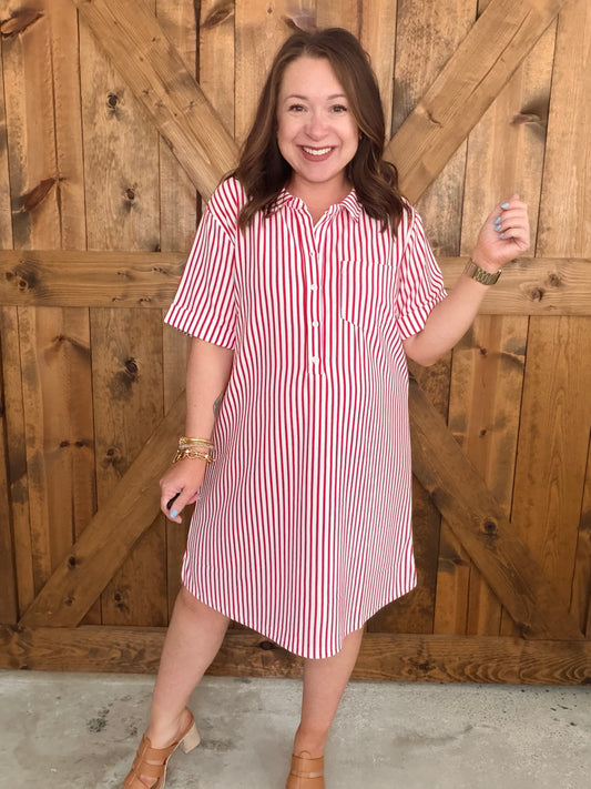 Fairway Dress - Red