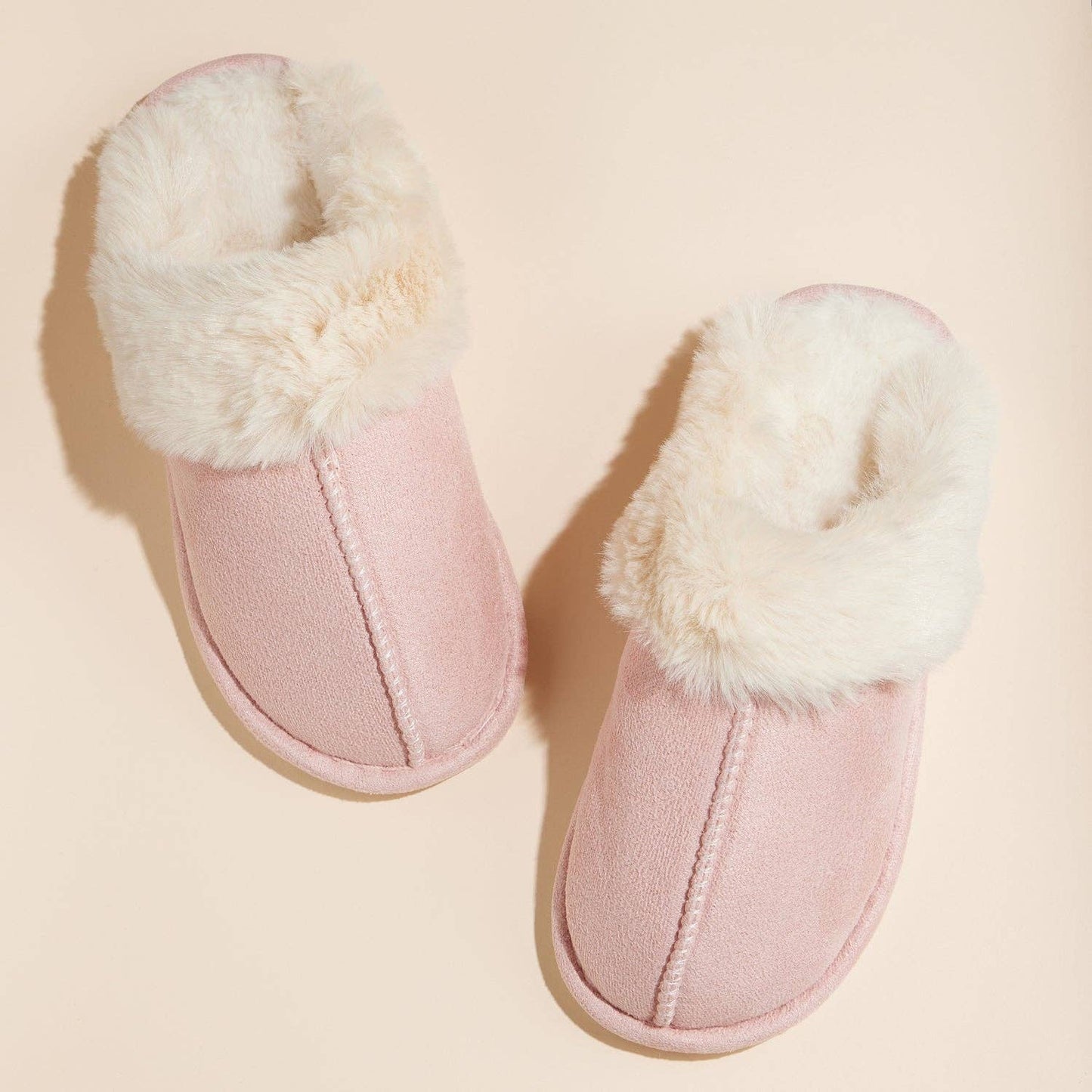 Cozy Faux Fur Lined Slippers GY / S