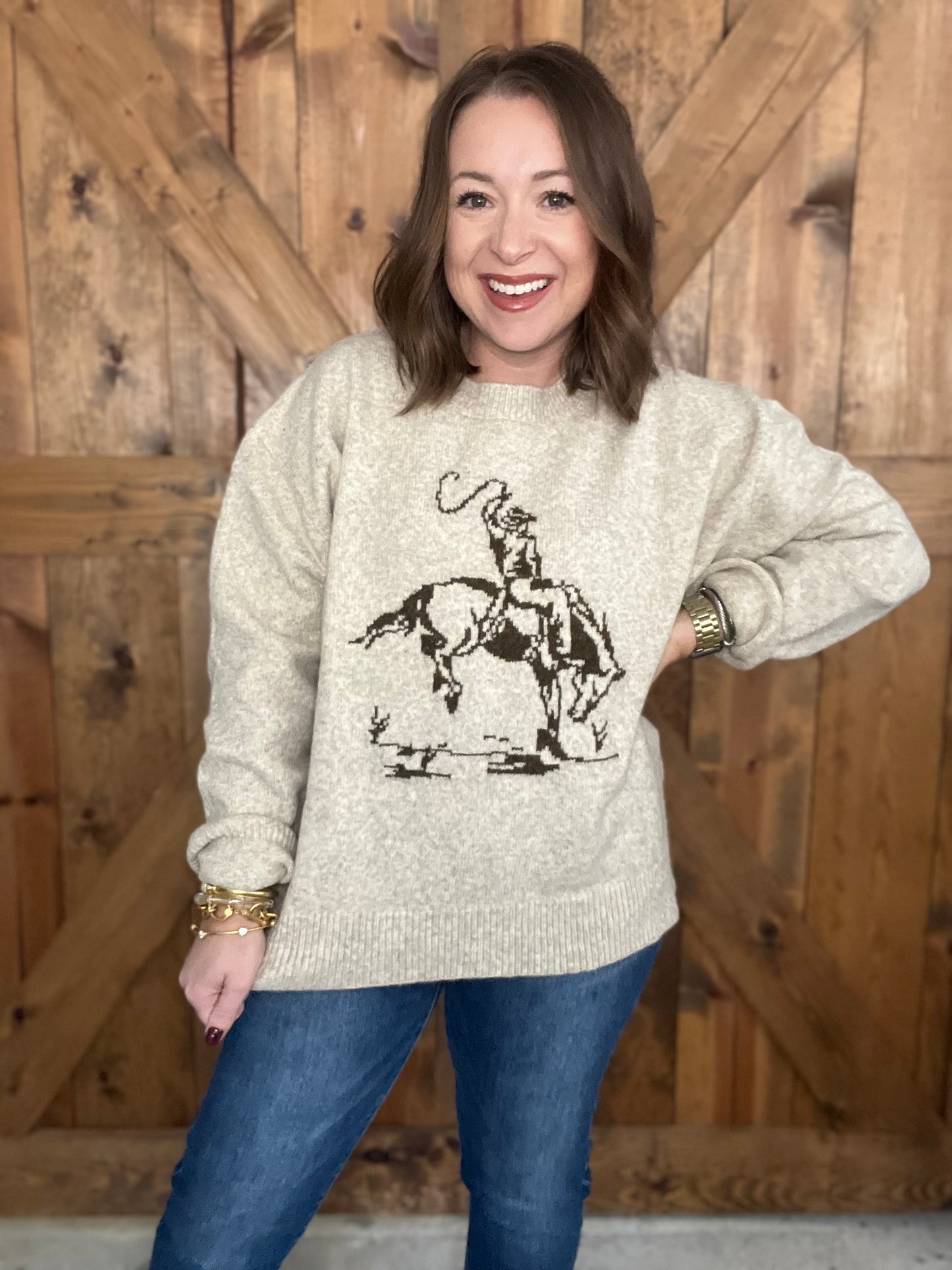 Giddy Up Sweater