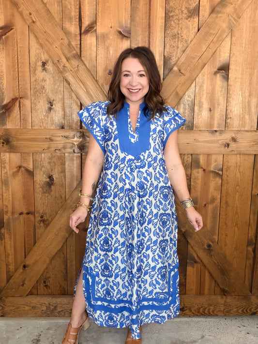 Blue Haven Midi Dress