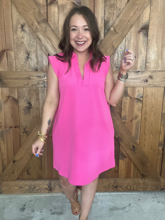 Do It All Dress - Pink
