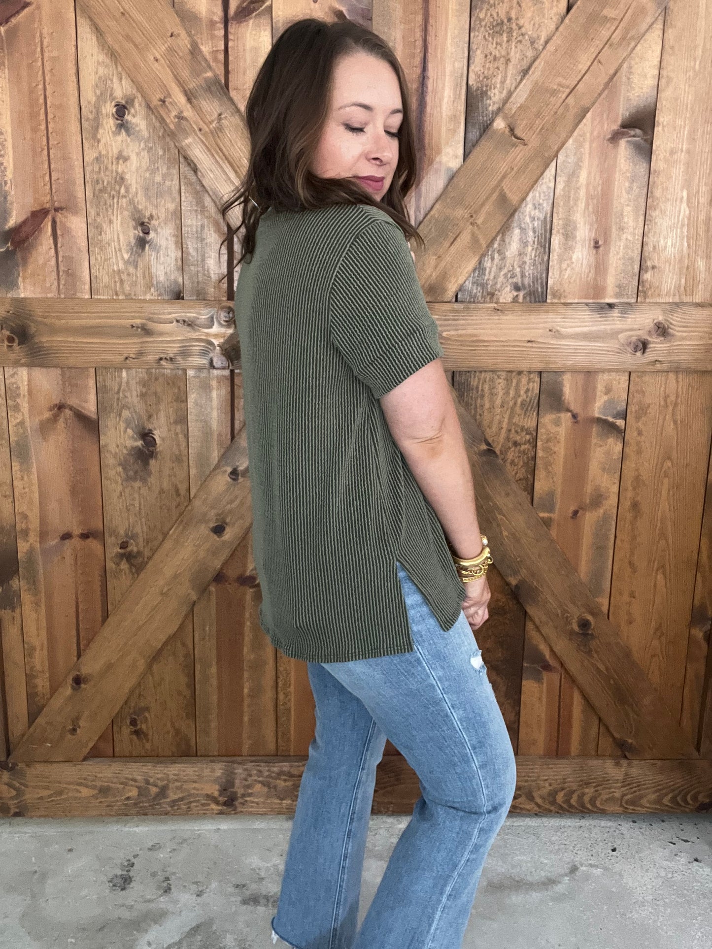 Basic Bliss Top - Olive
