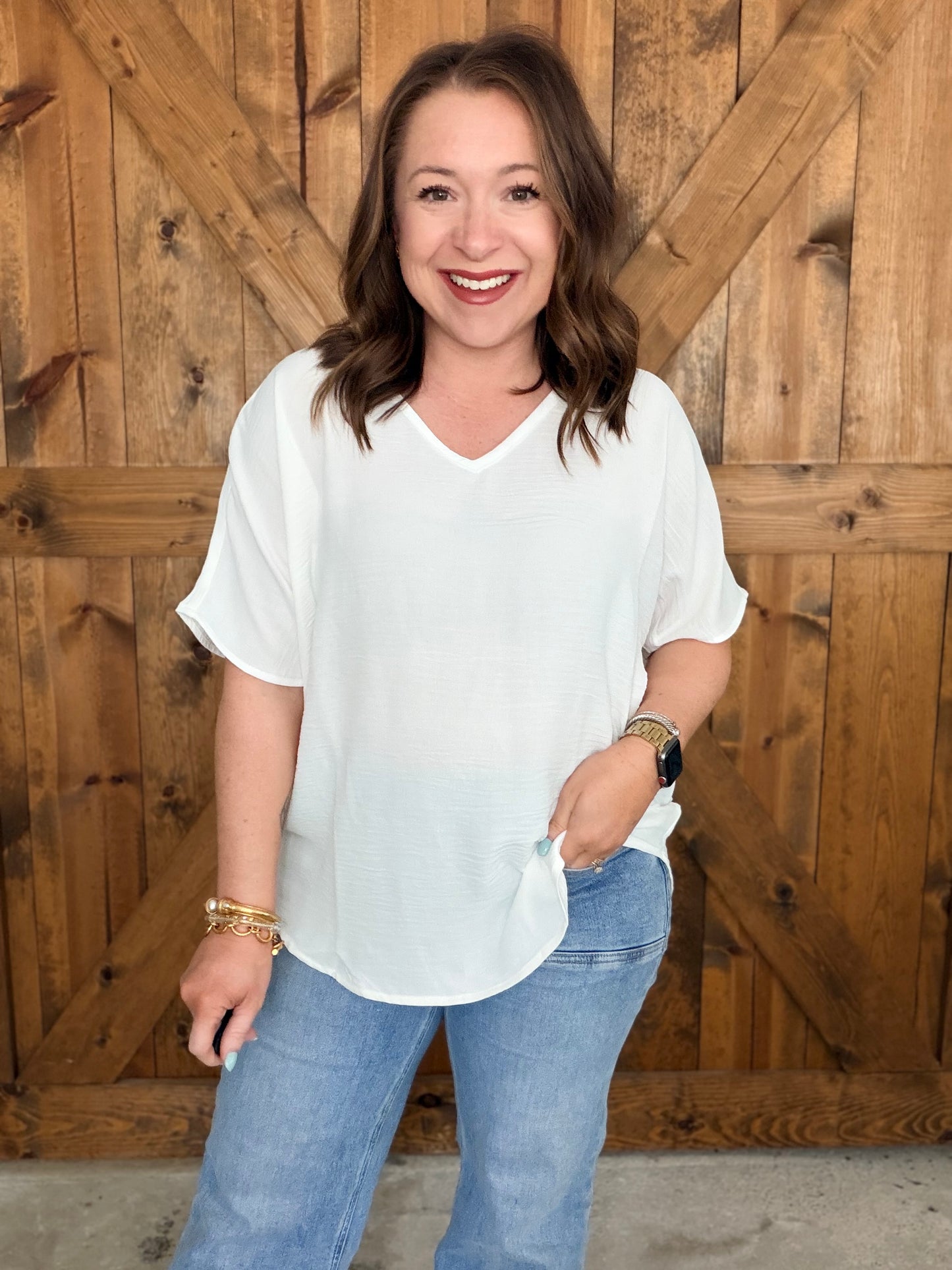 The Go-To Top - White
