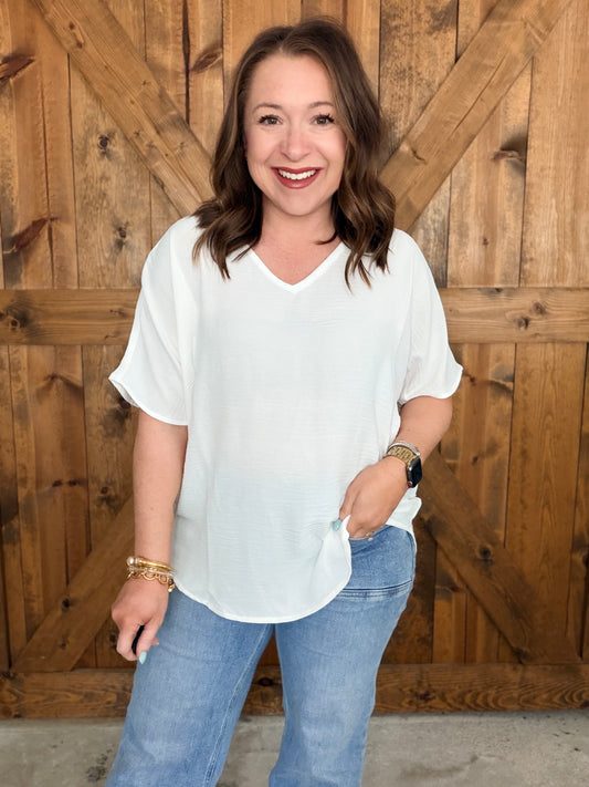 The Go-To Top - White