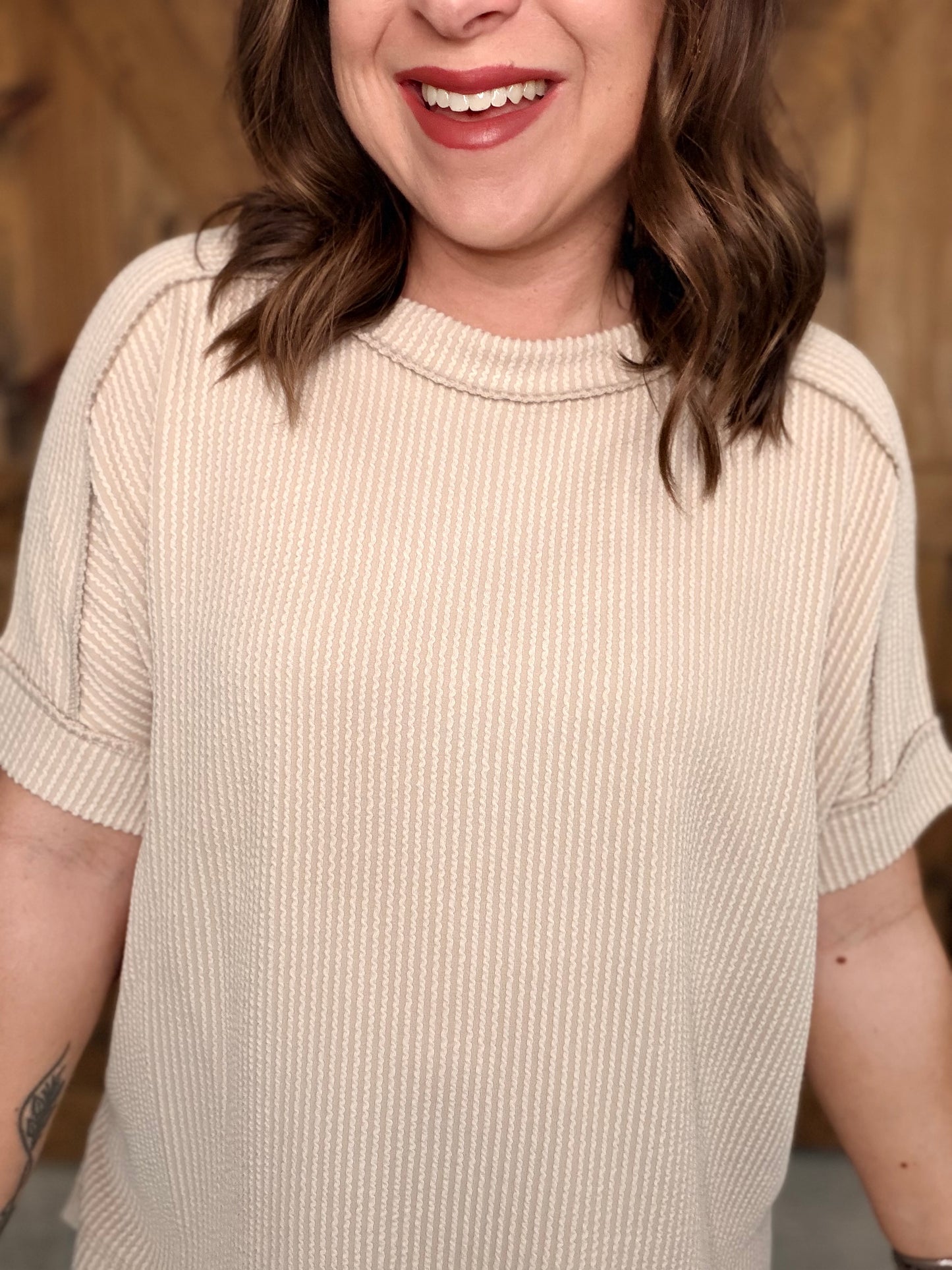 Must Have Basic Top - Sand