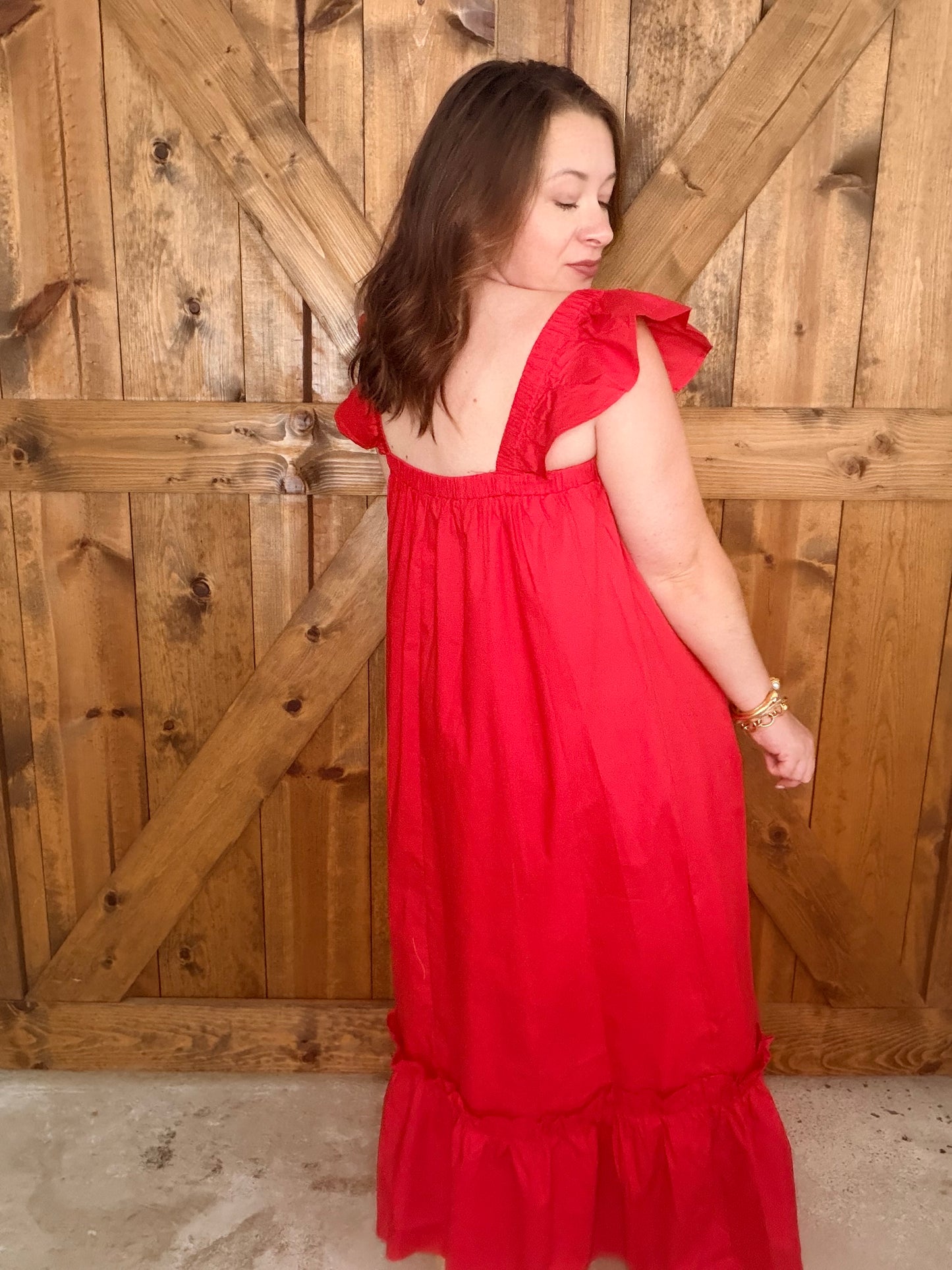 Red Hot Summer Dress