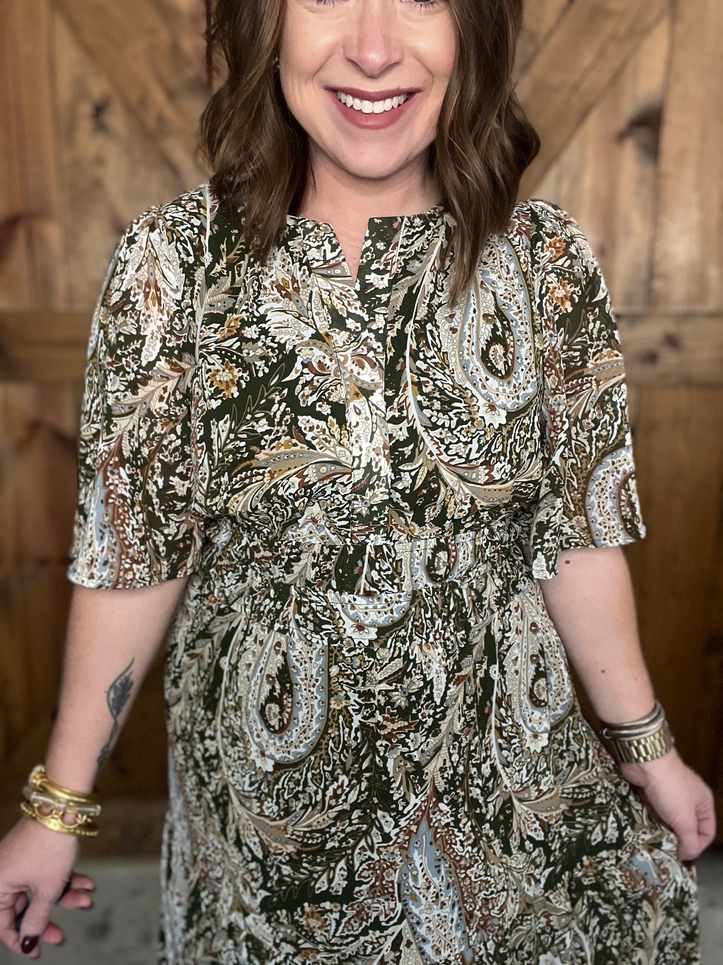 Last To Know Dress - Olive