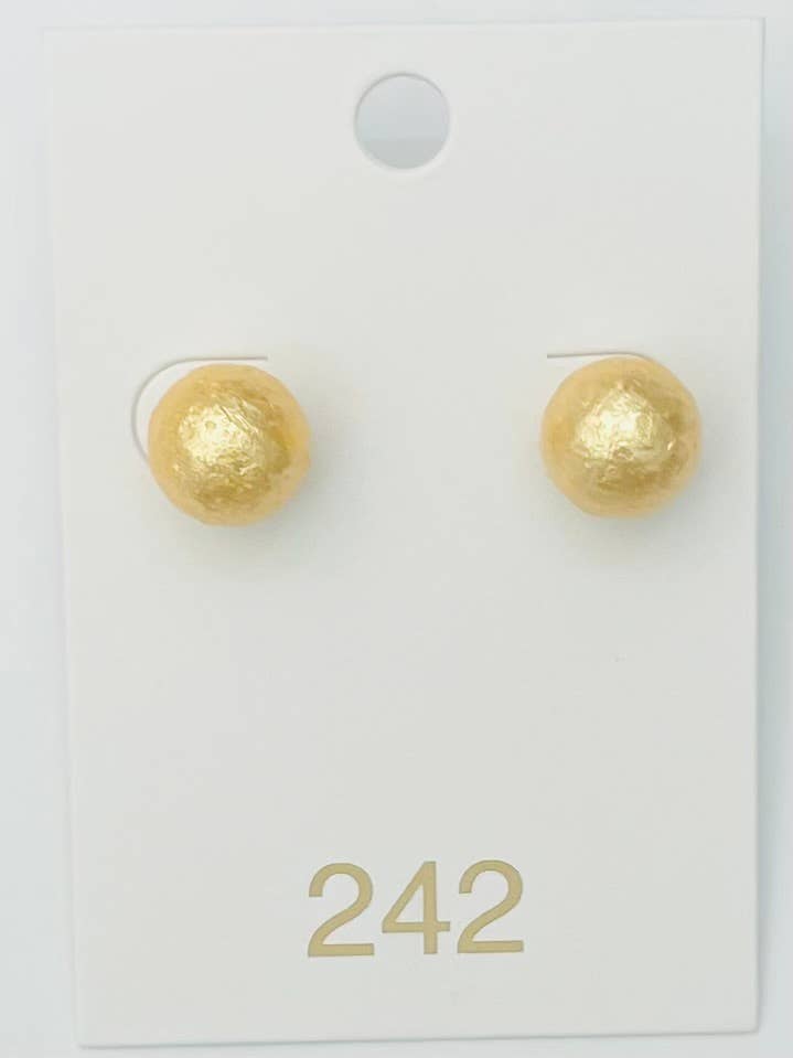 Mini Mache' Stud - Gold