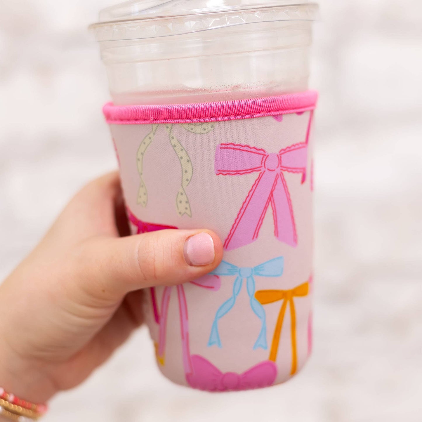 Coquette Bows Drink Sleeve: Medium