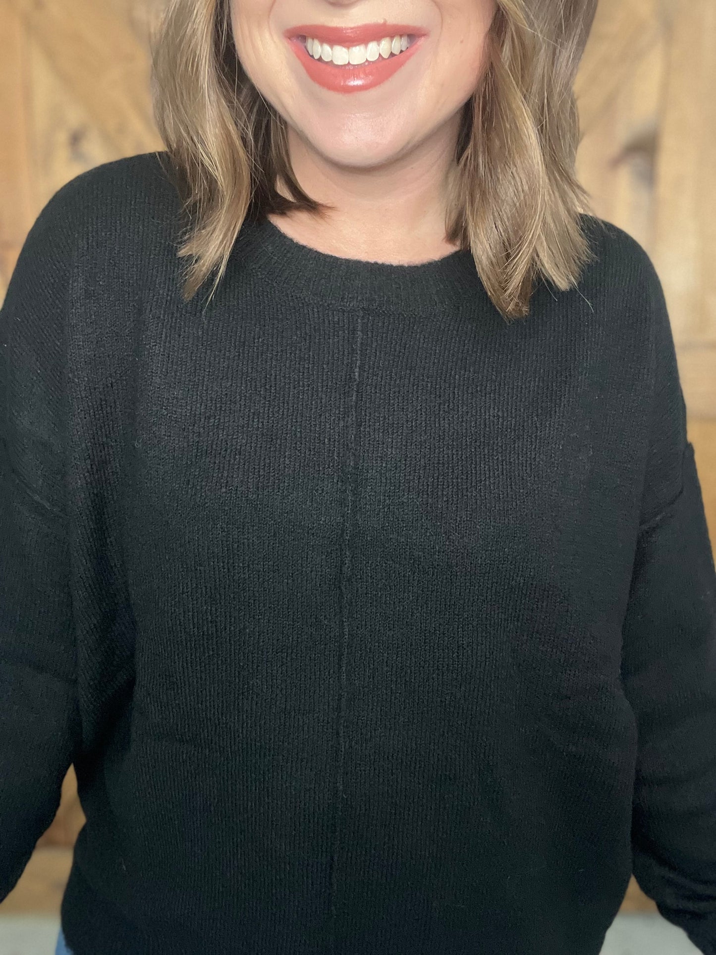 Staple Crewneck Sweater - Black