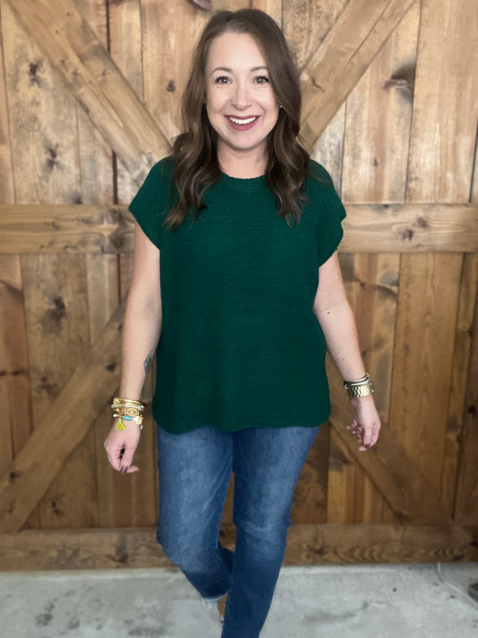 Autumn Breeze Top - H Green