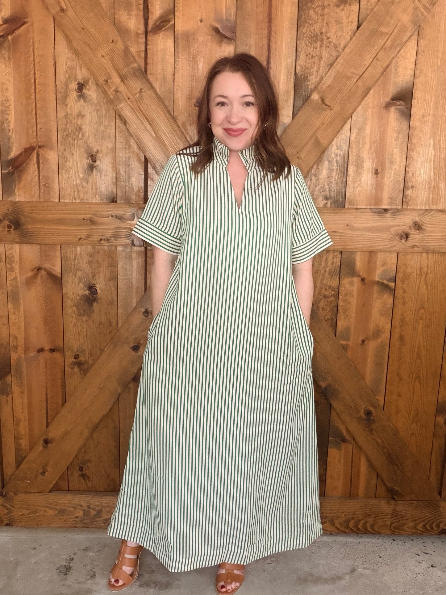 Southern Stripe Midi Dress