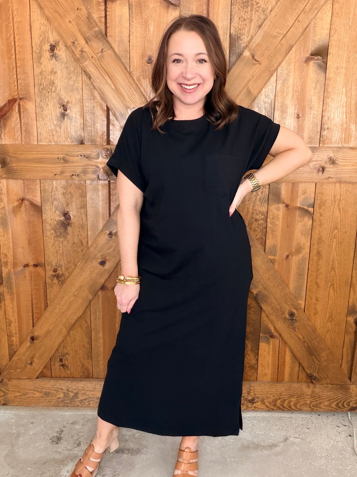 Everyday Midi Dress - Black