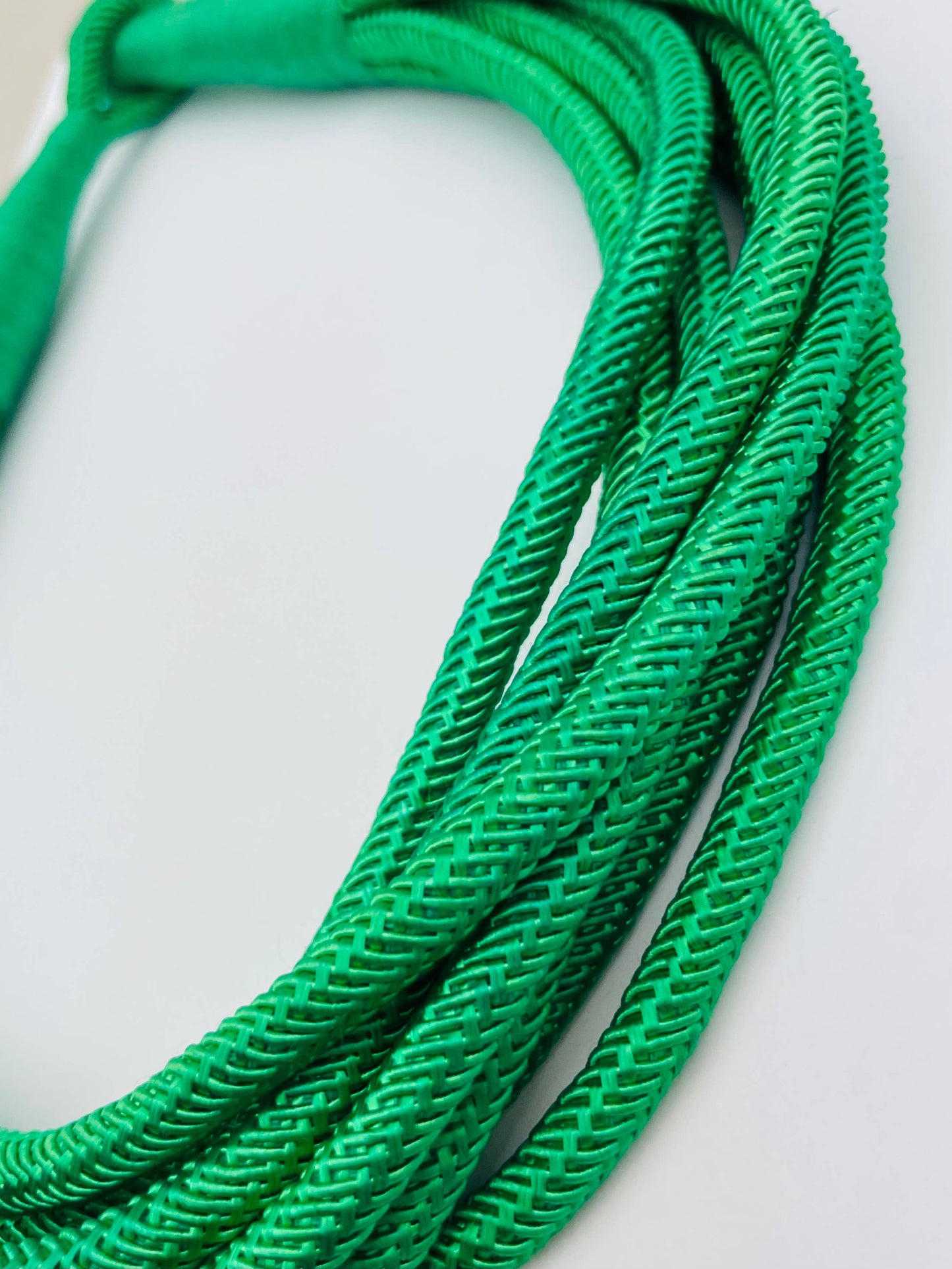 Slub  Necklace - Kelly Green