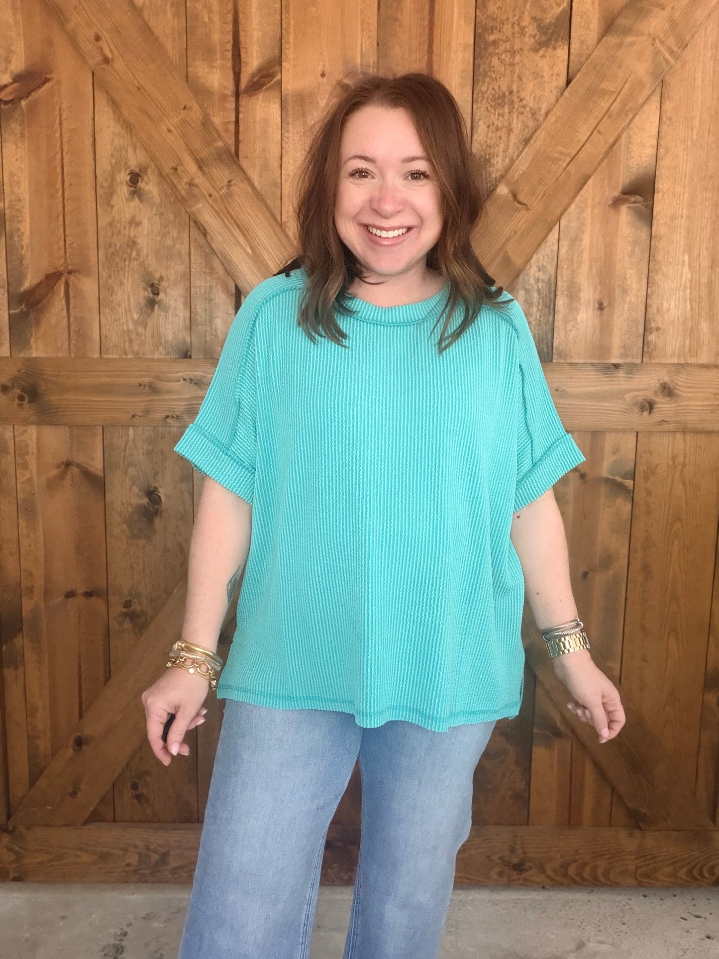 Must Have Basic Top - Turquoise