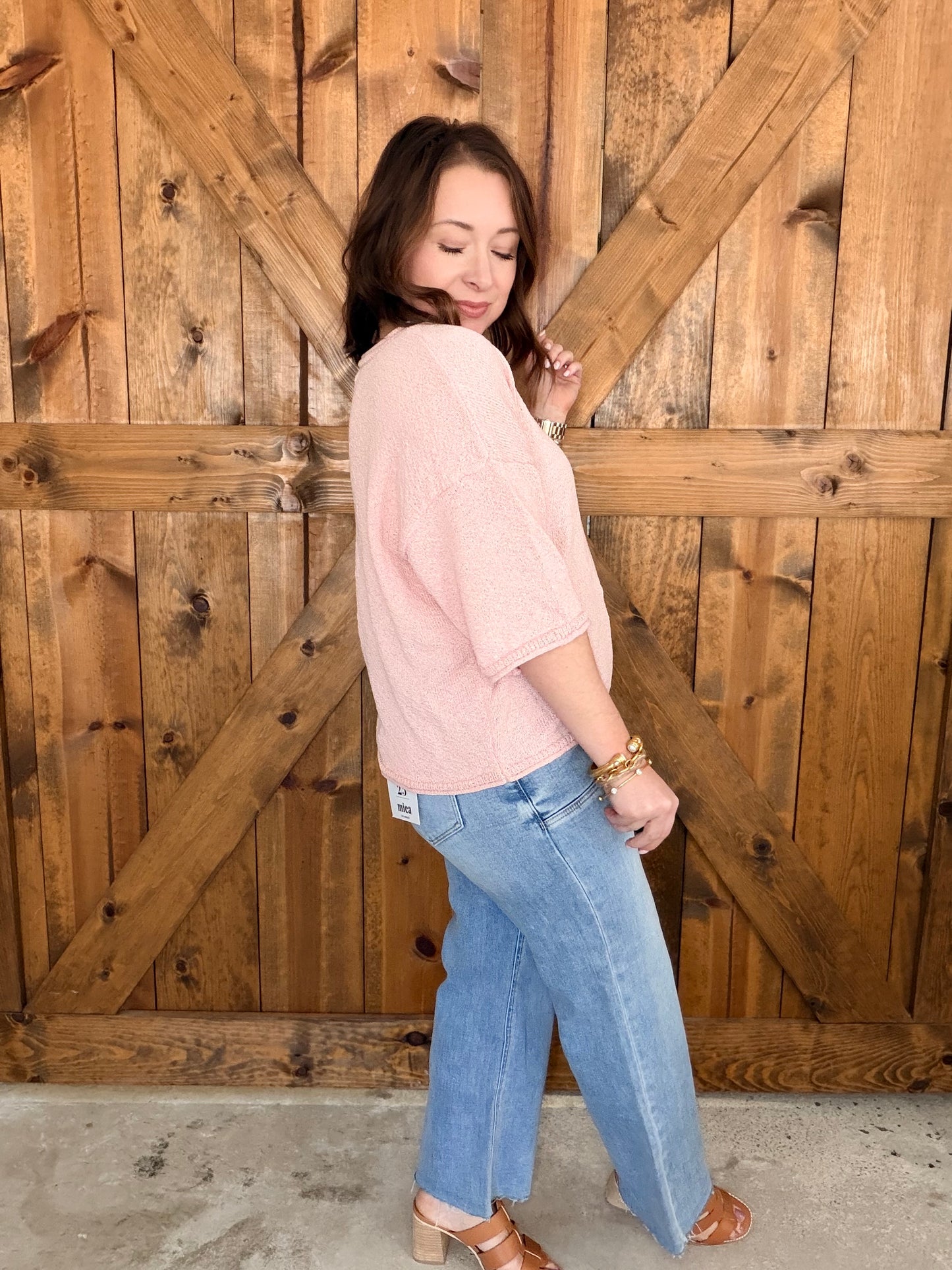 Bubbly Top - Lt Pink