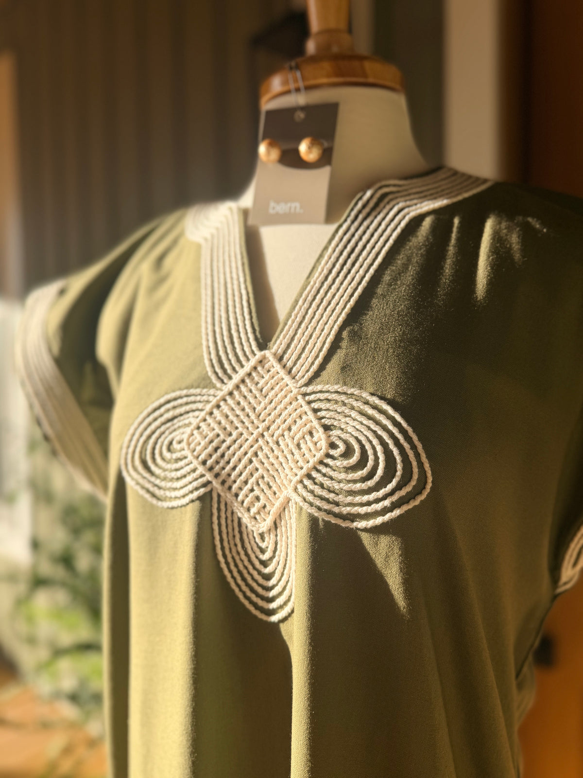 The Artful Olive Midi Dress