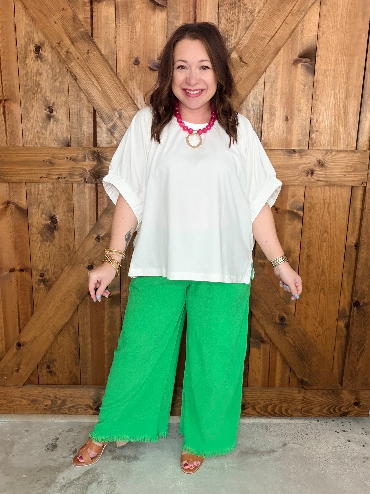 Anything but Plain Top - White