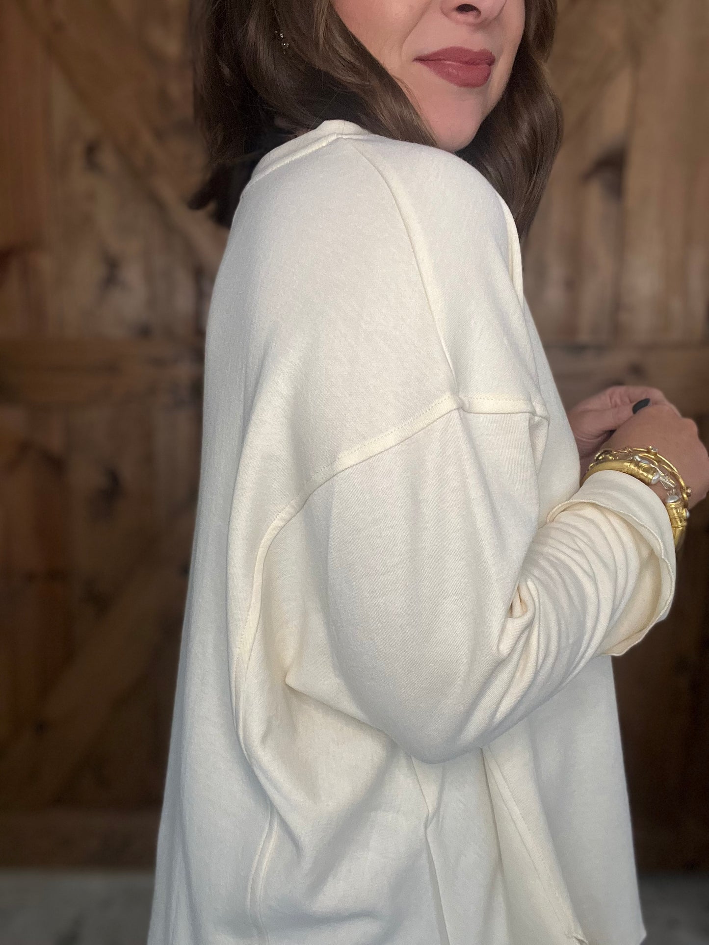 Just That Simple Top - Cream