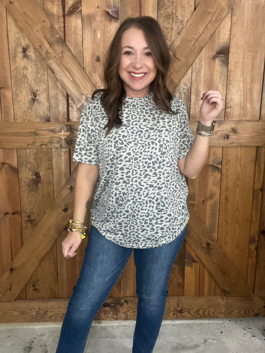 The Leo Top - Grey