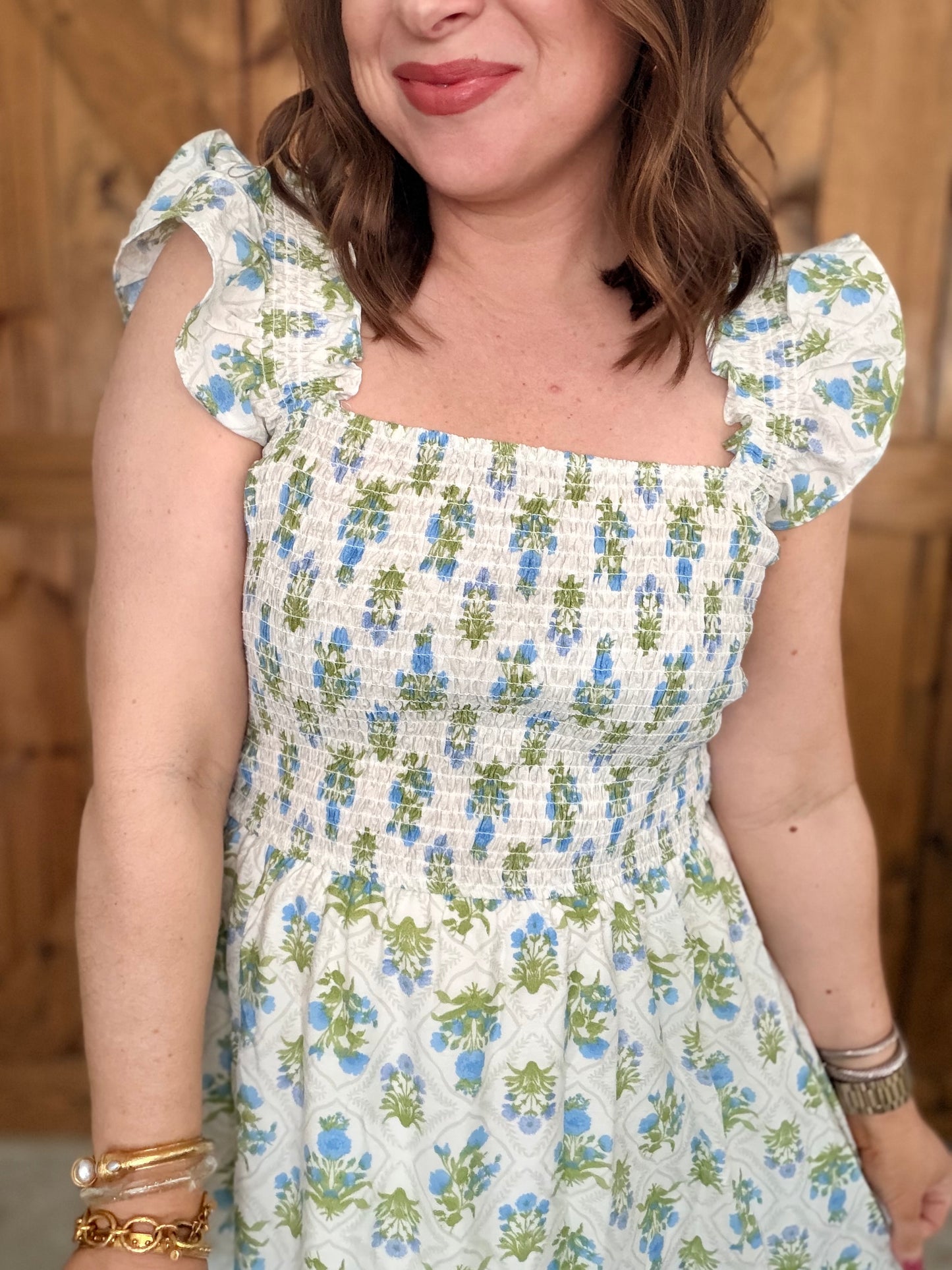 So Easy Dress - Blue Multi