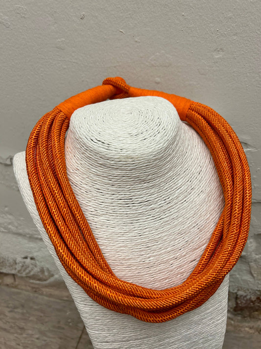 Slub Necklace - Orange