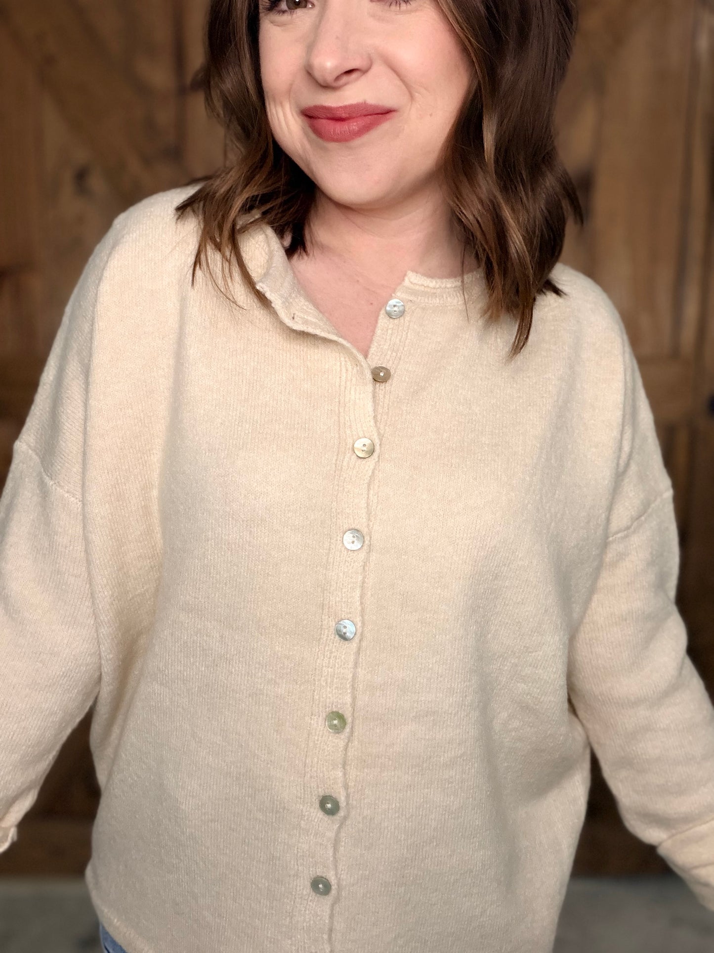 Feel Your Love Cardigan - Oatmeal