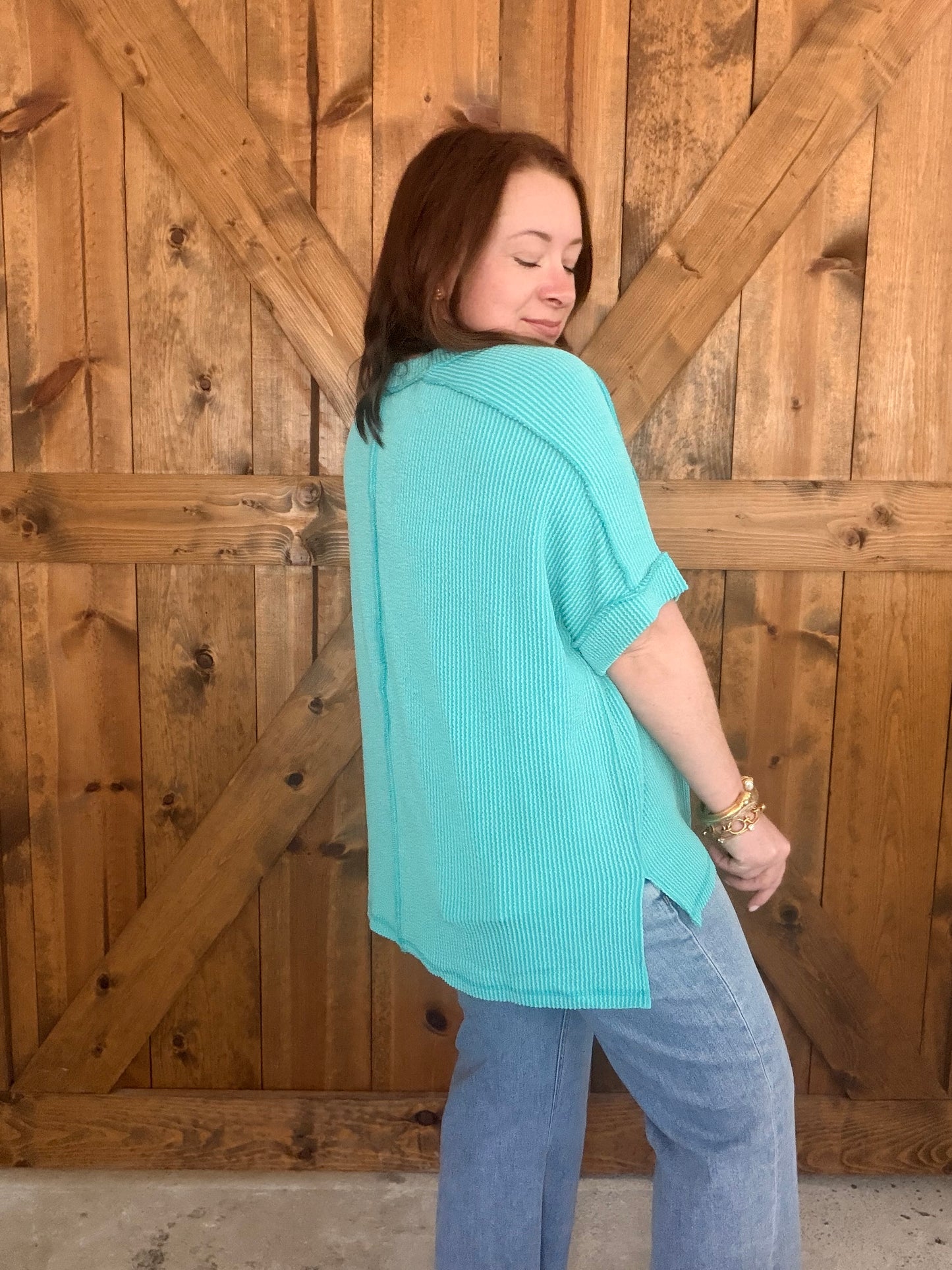Must Have Basic Top - Turquoise
