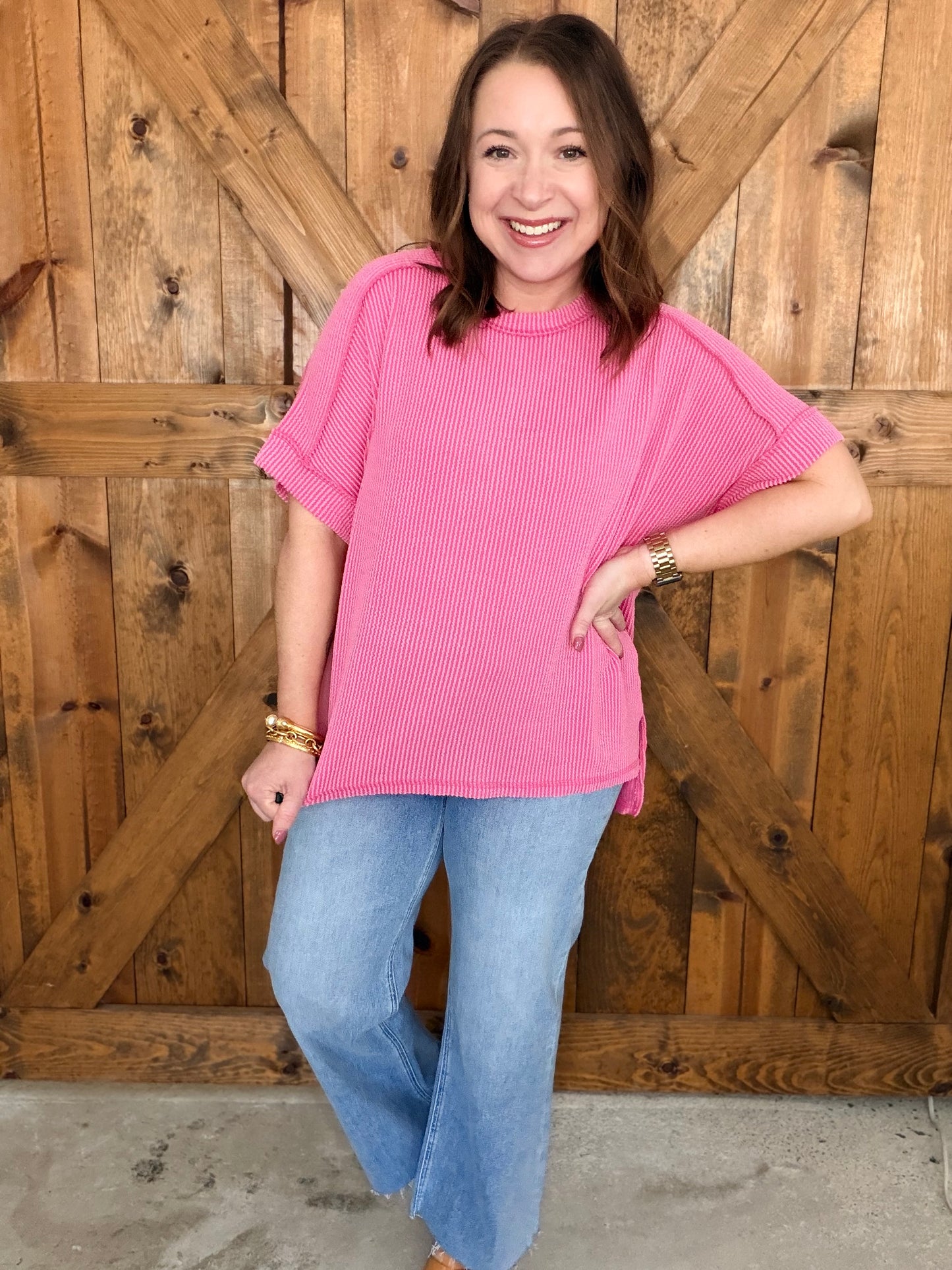 Must Have Basic Top - Fuchsia