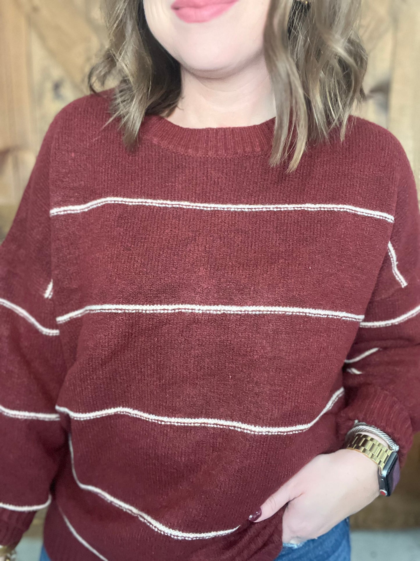 By and By Sweater - Redwood