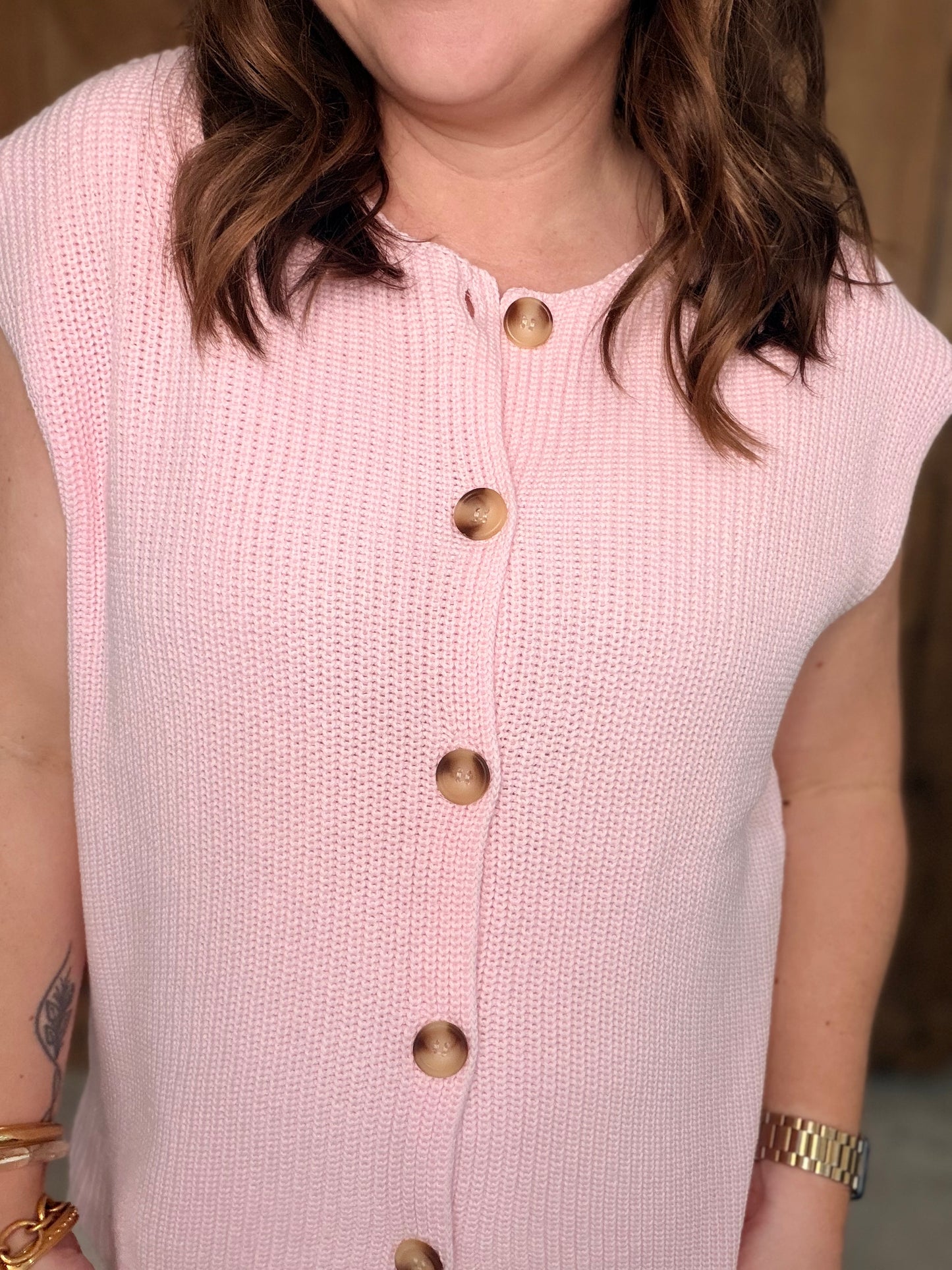 Coastal Crush Knit - Pink