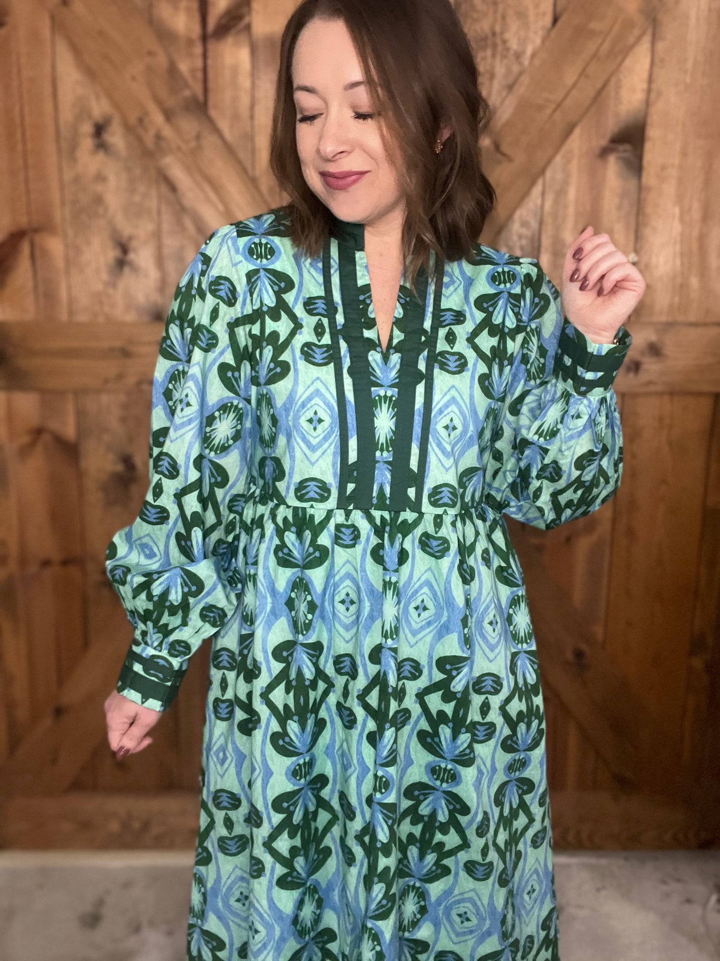 Happy Hour Dress - Green