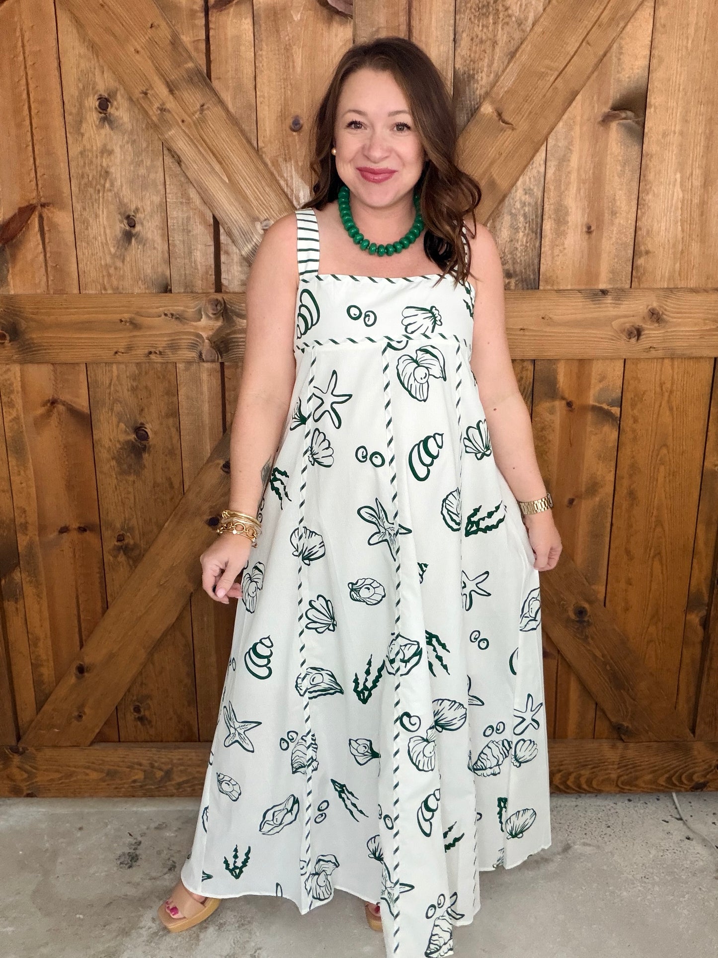 The Seashell Soiree Maxi Dress