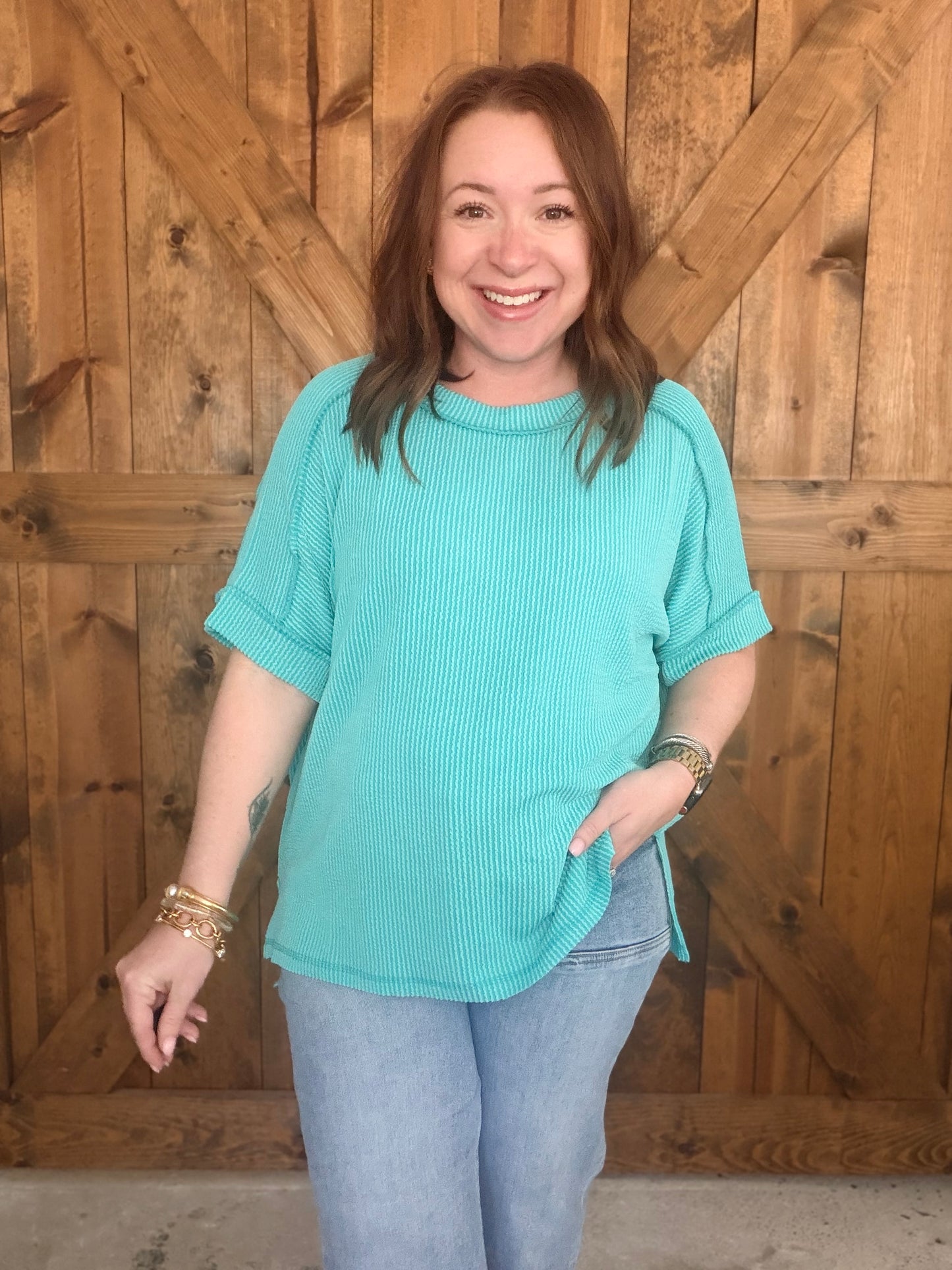 Must Have Basic Top - Turquoise