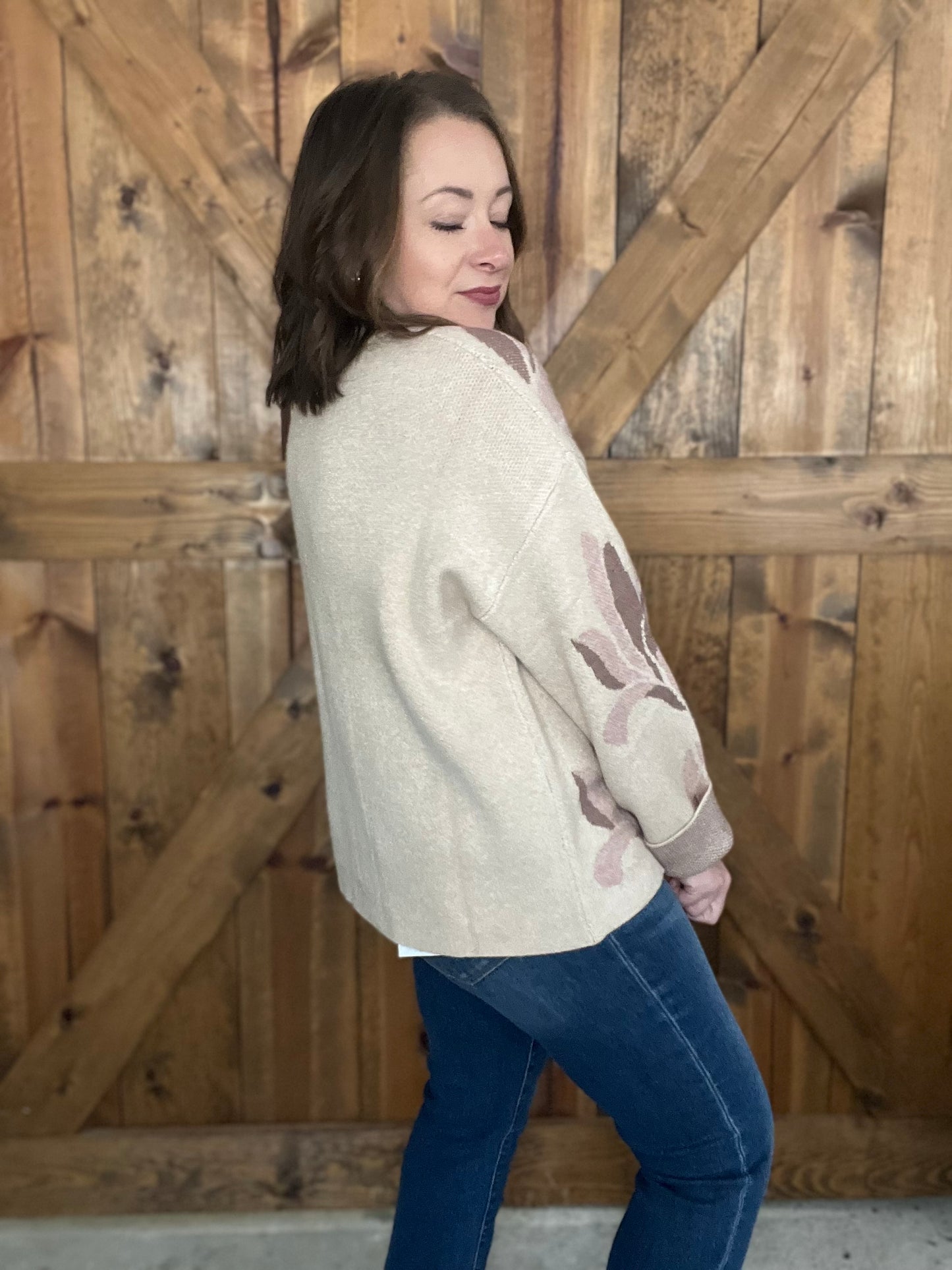 She Is Love Sweater - Taupe