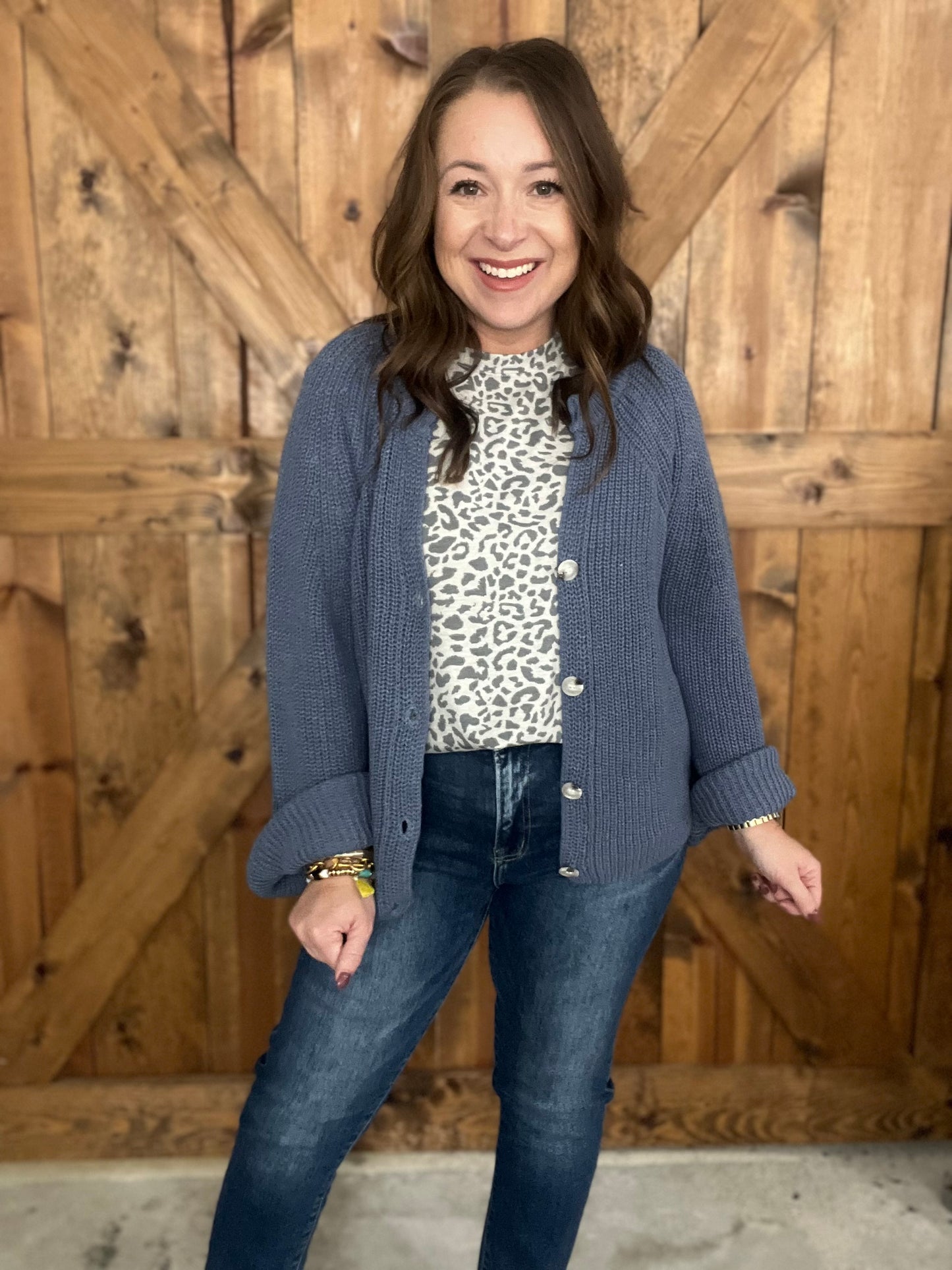The Cozy Cardi - Blue