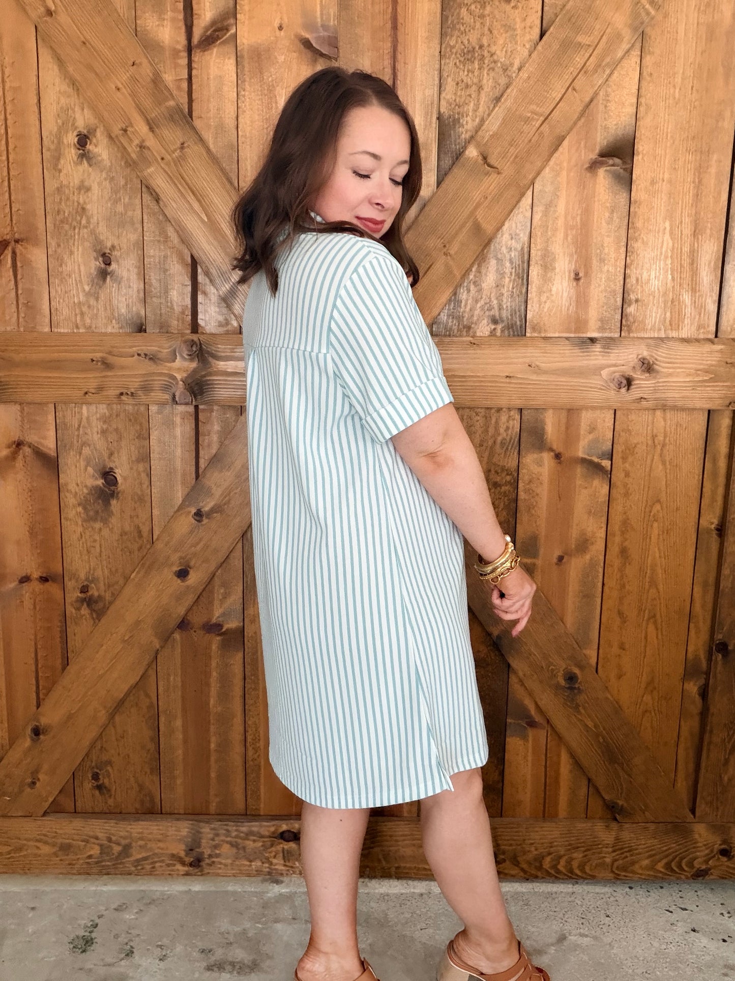 Fairway Dress - Seafoam