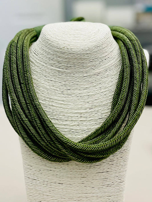 Slub Necklace - Sage Green