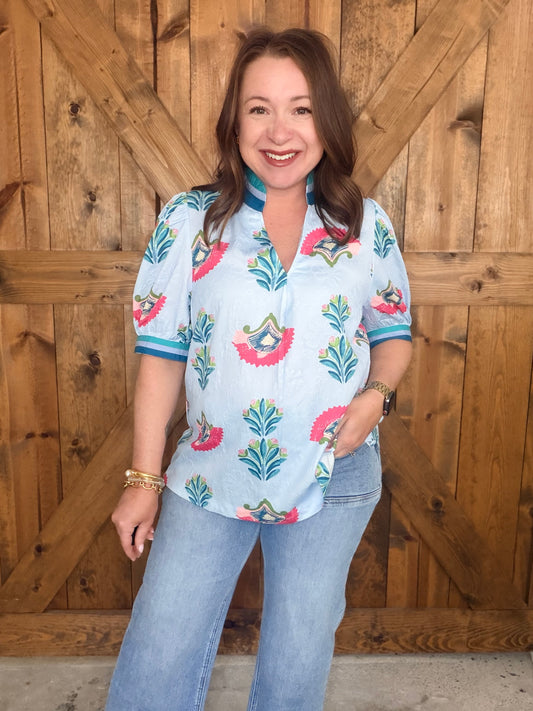 Painted Petal Top