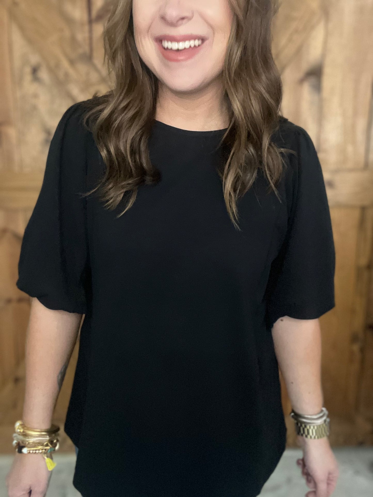 Black Staple Top