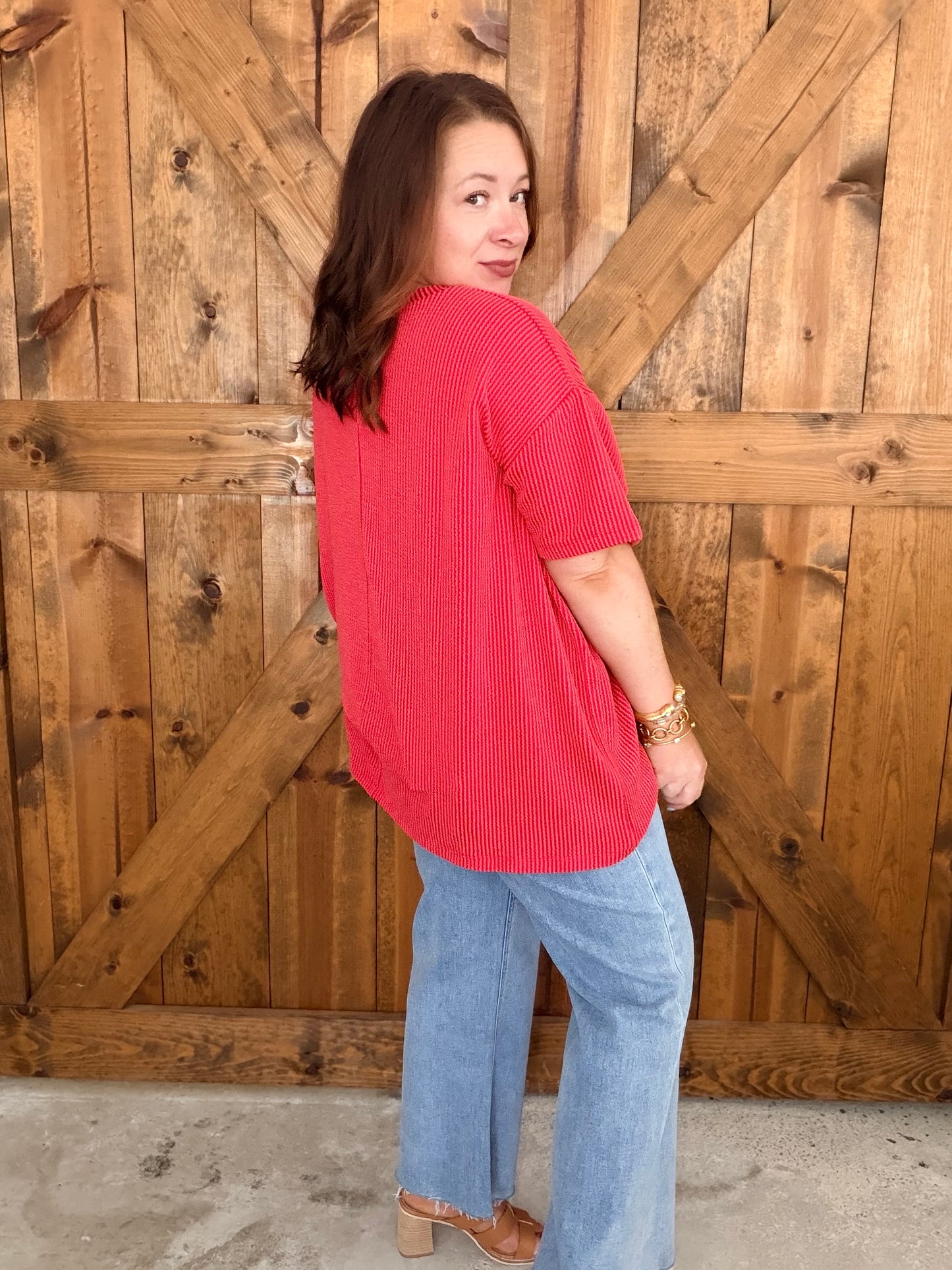 The Pocket Tee - Ruby
