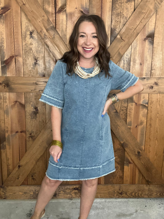 Blue Jean Baby Dress