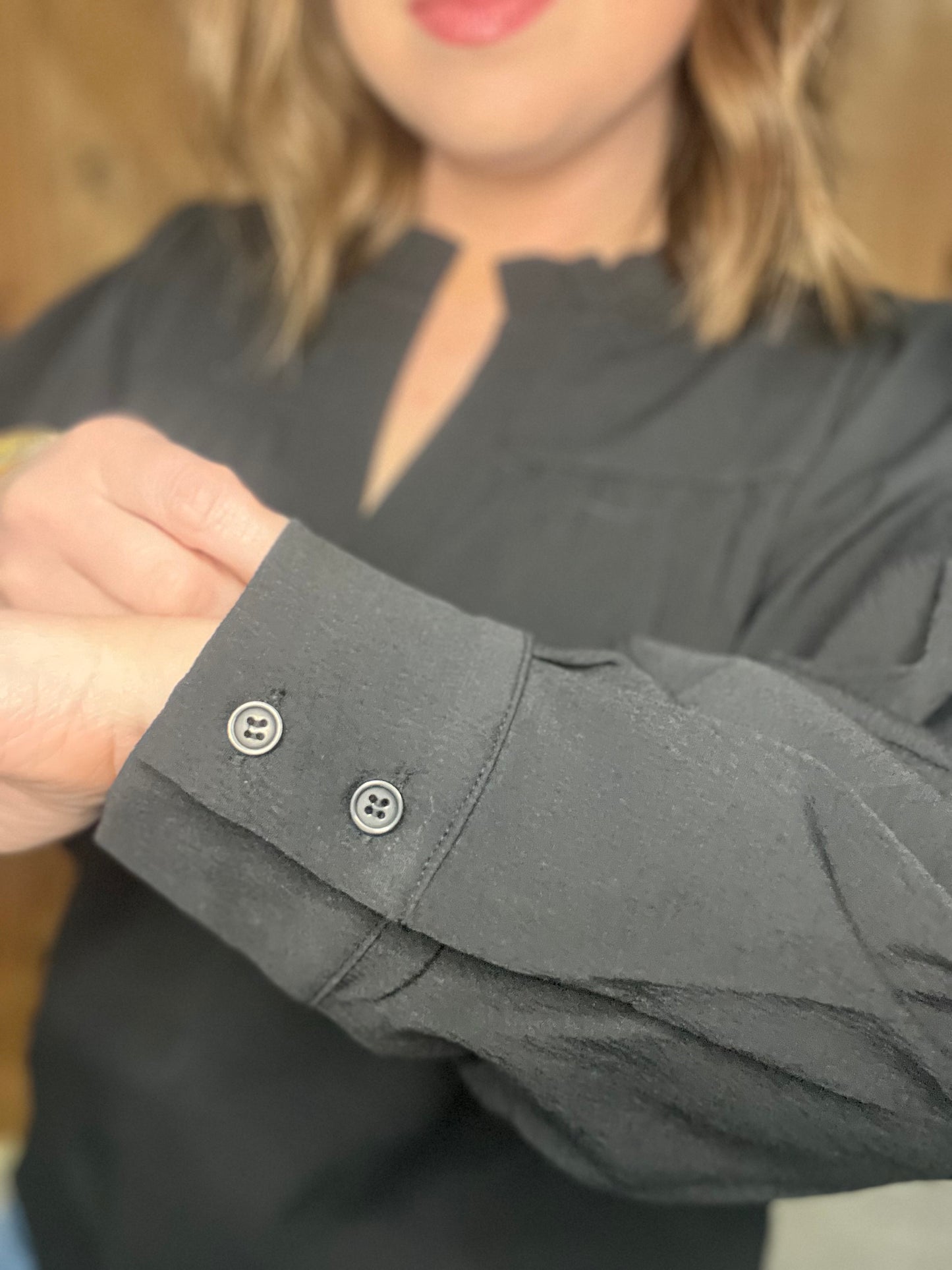 Work Day Top - Black