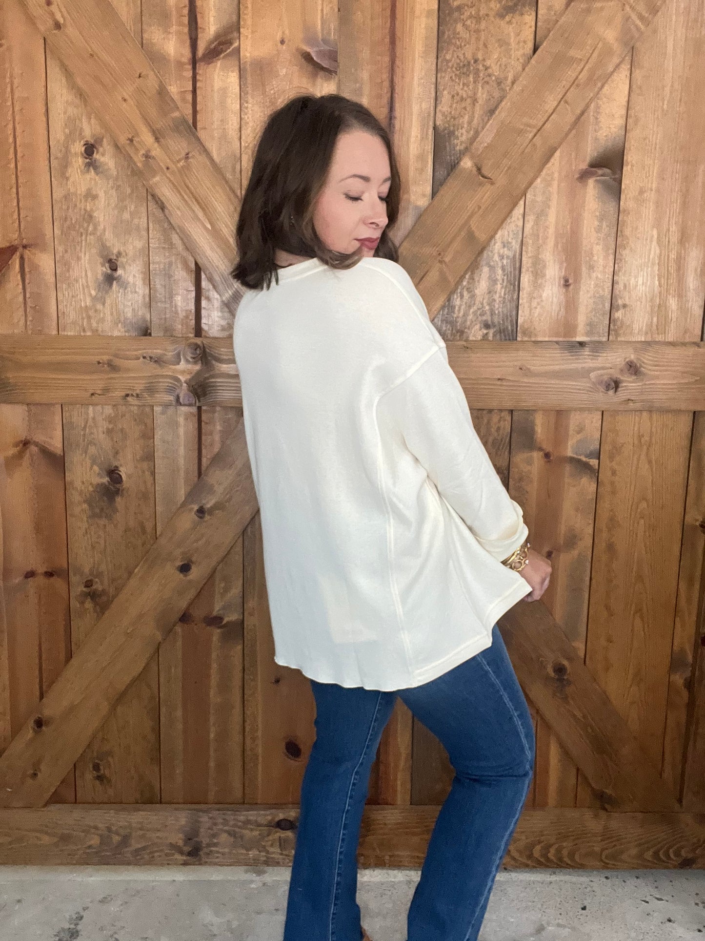 Just That Simple Top - Cream