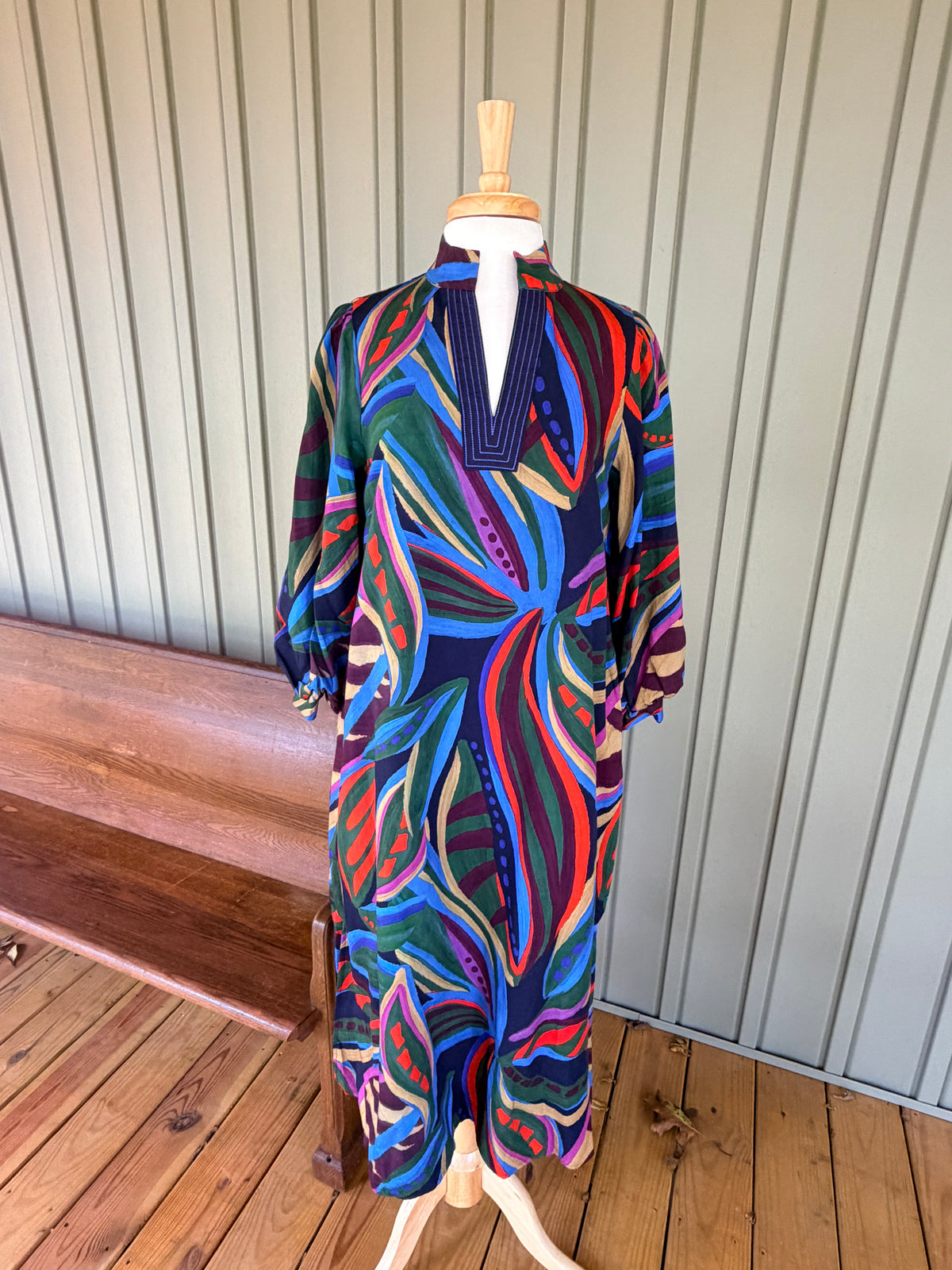 In Full Color Midi Dress