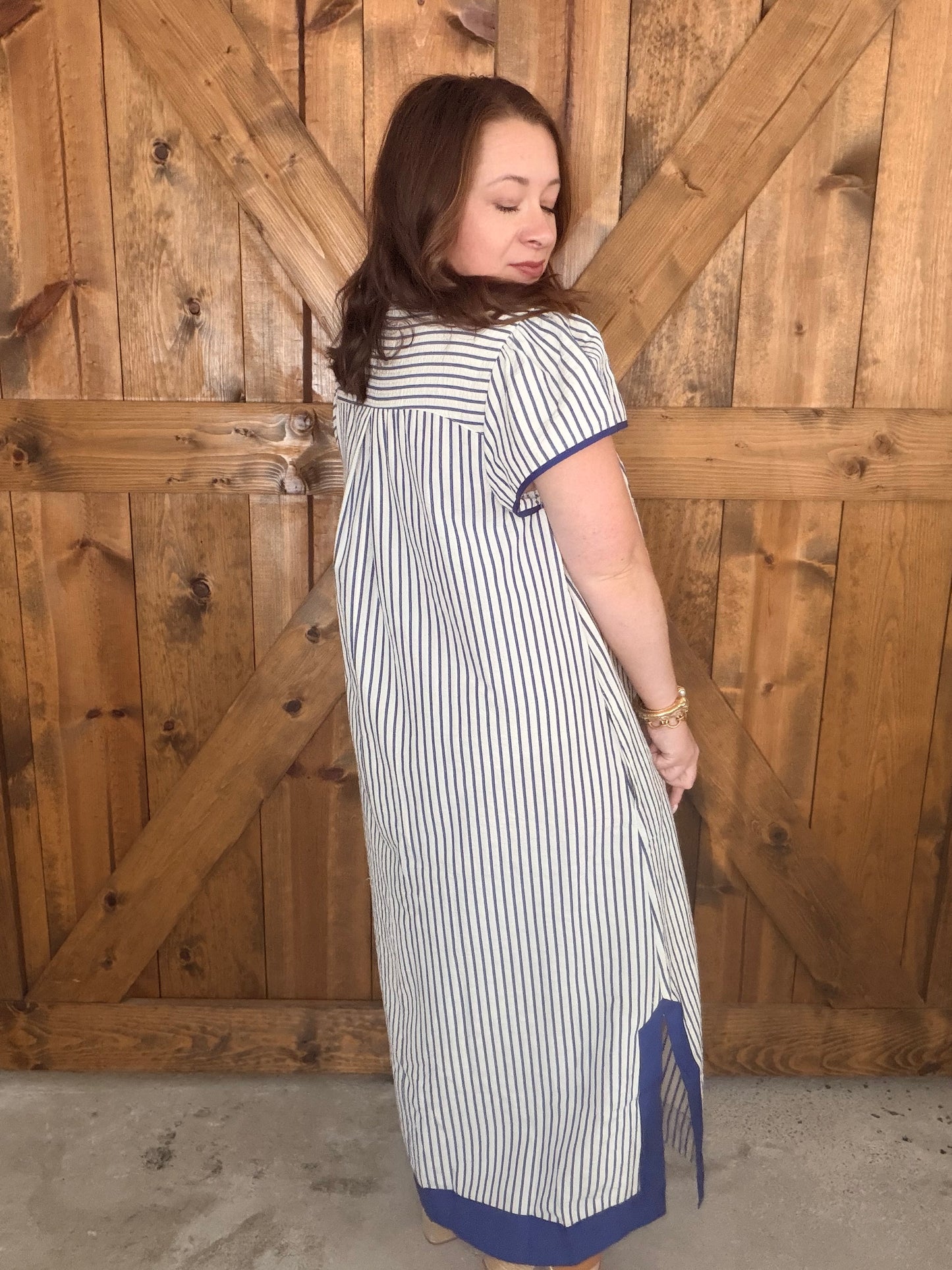 Indigo Bloom Dress